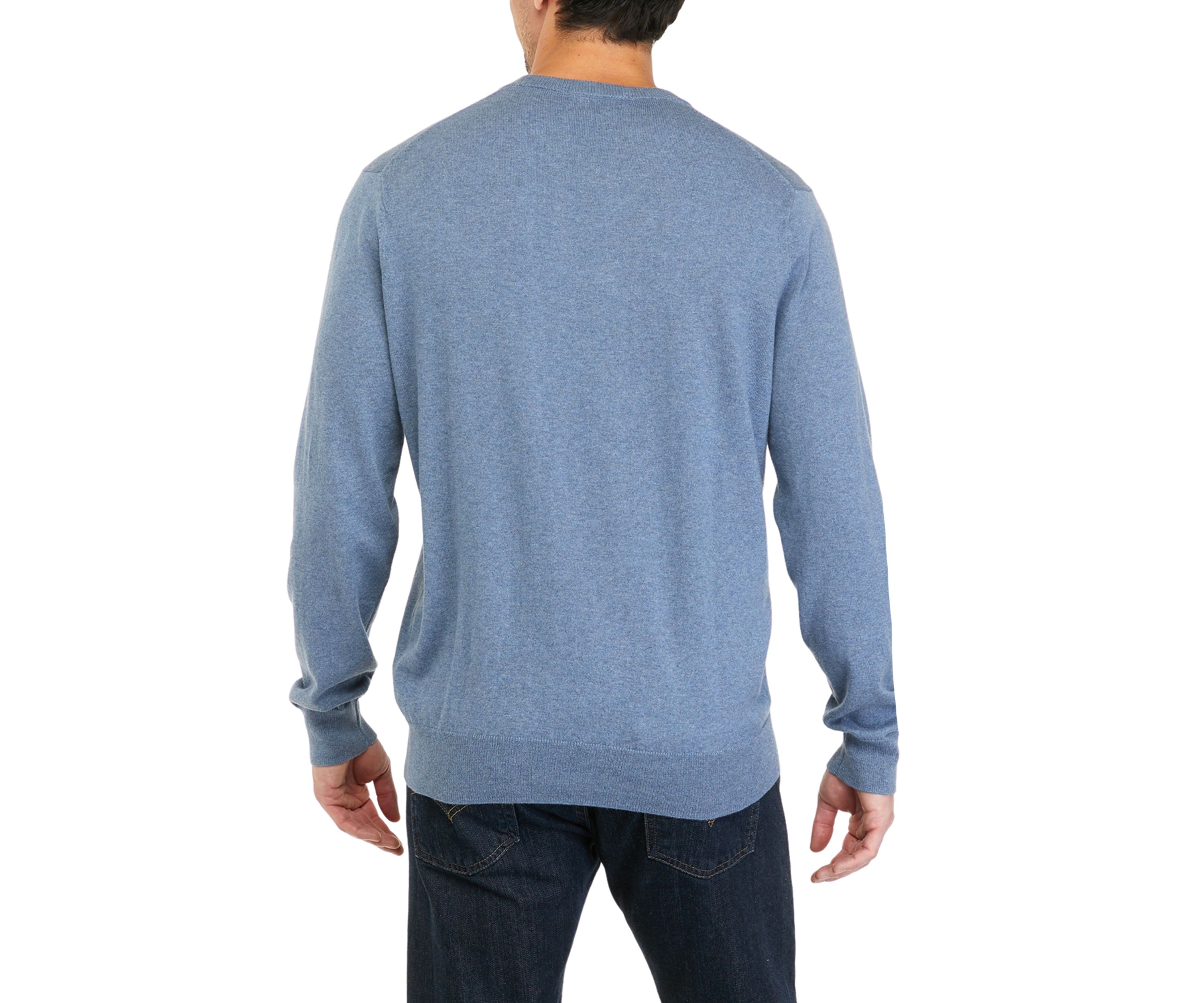 Cotton Crew Neck Solid Sweater