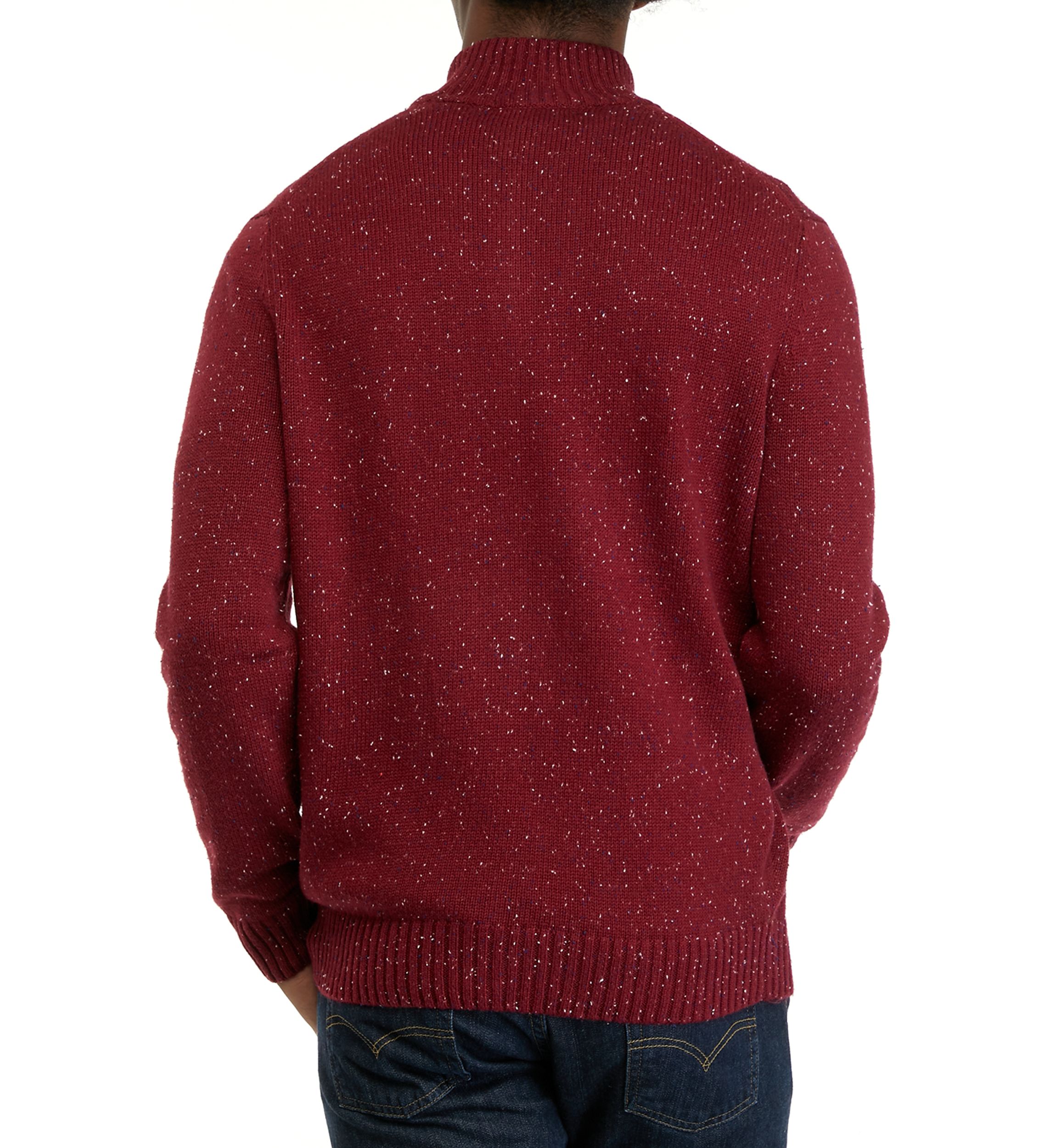 Solid Donegal 1/4 Zip Sweater
