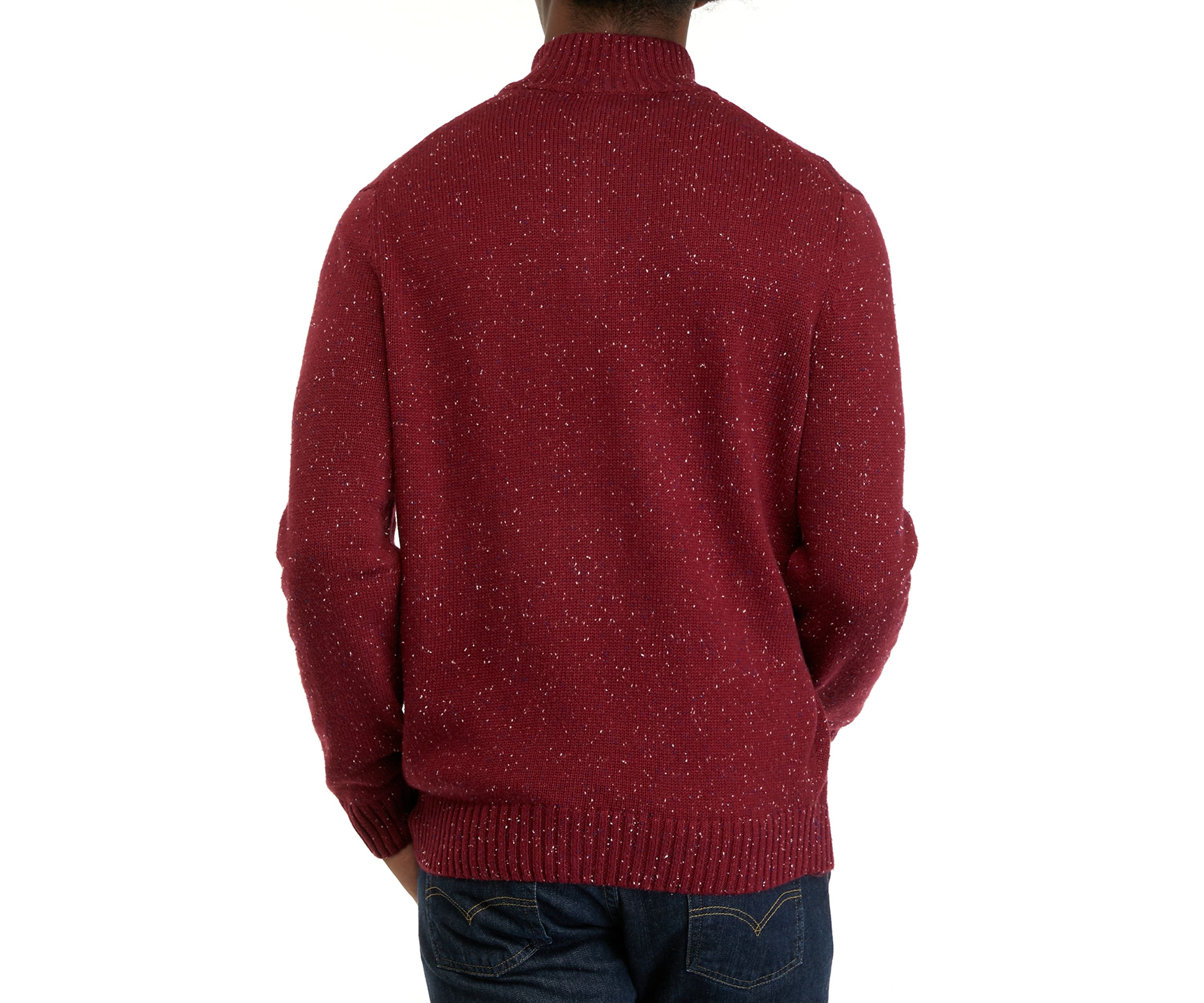 Solid Donegal 1/4 Zip Sweater