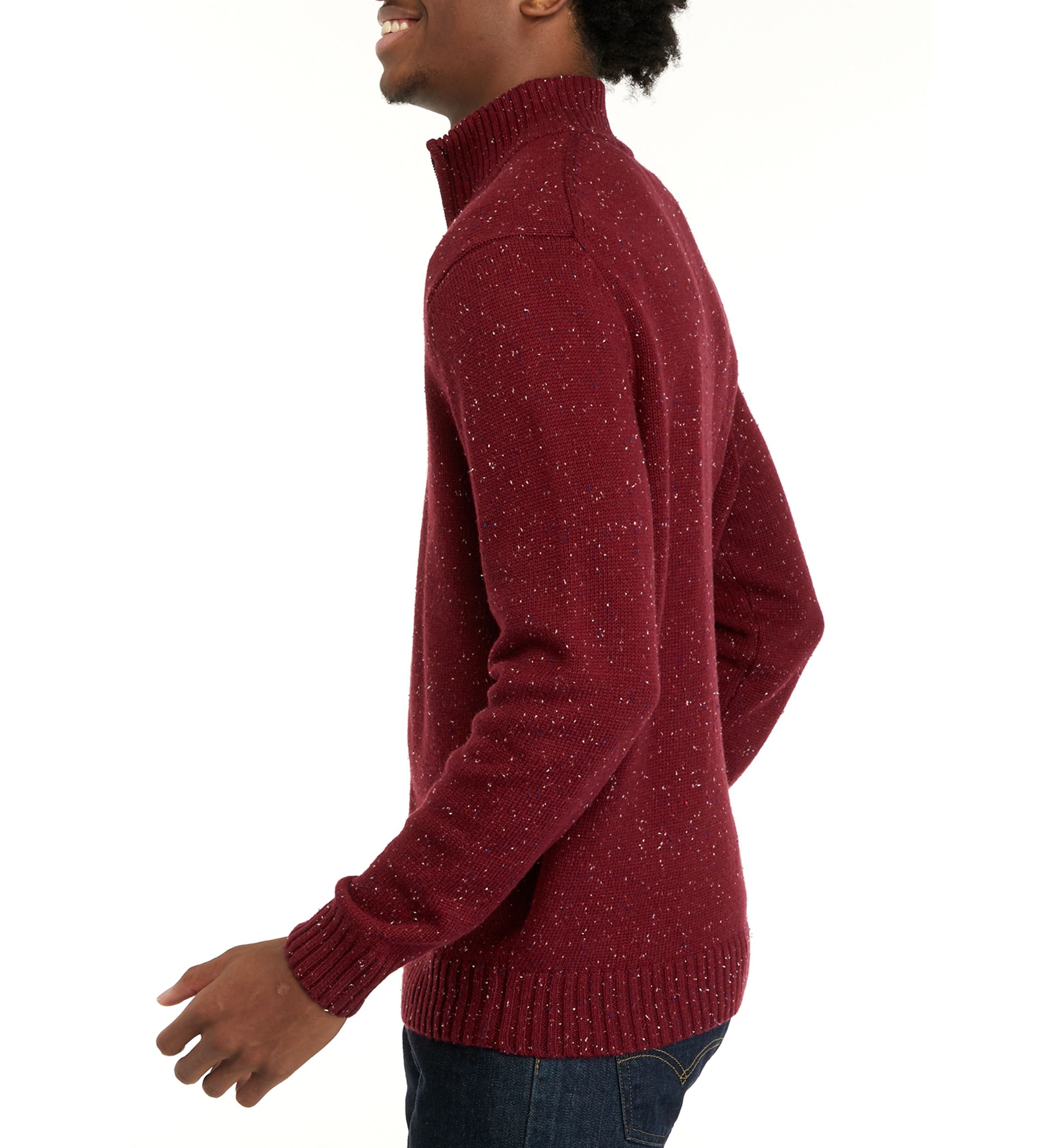Solid Donegal 1/4 Zip Sweater