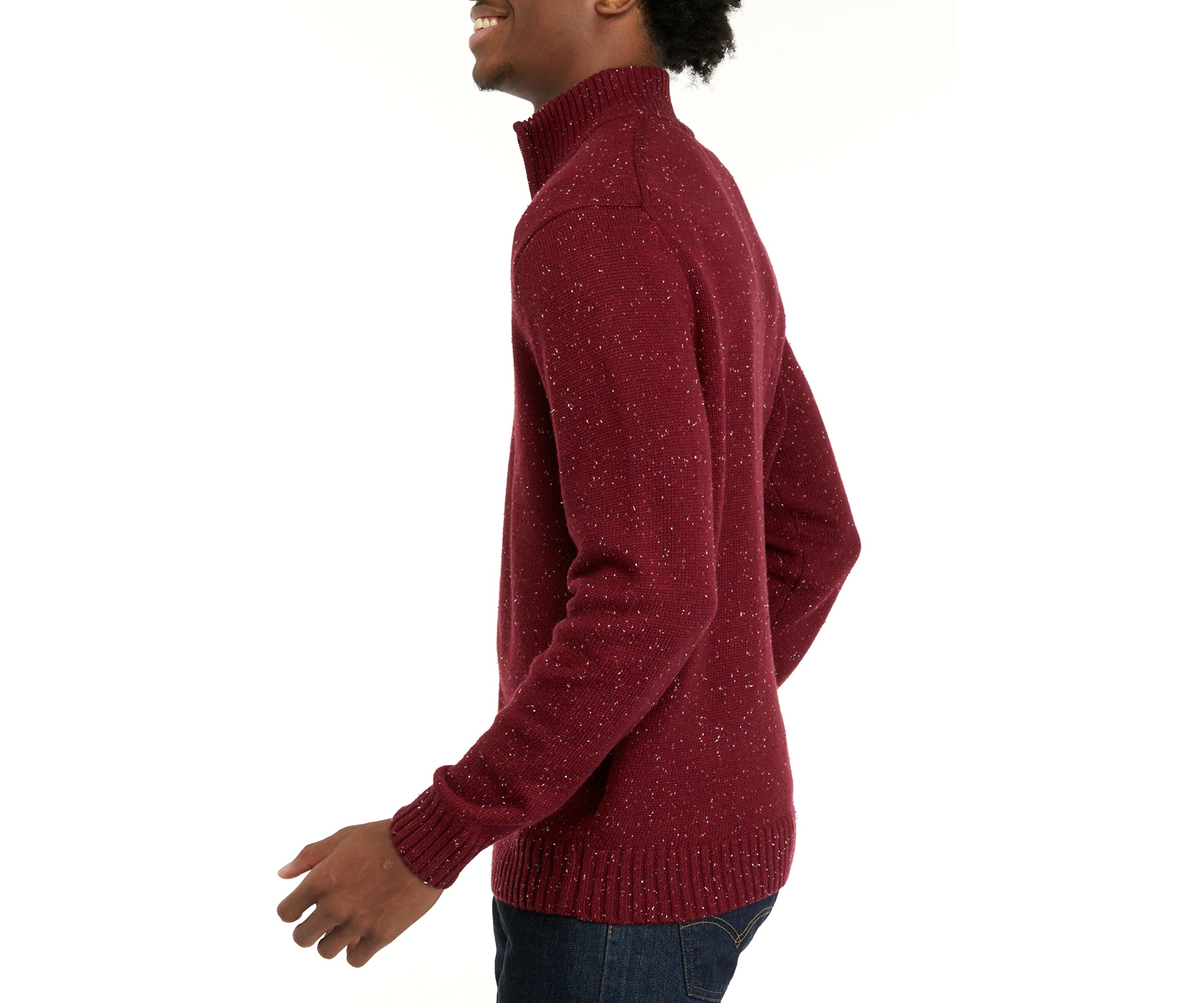 Solid Donegal 1/4 Zip Sweater