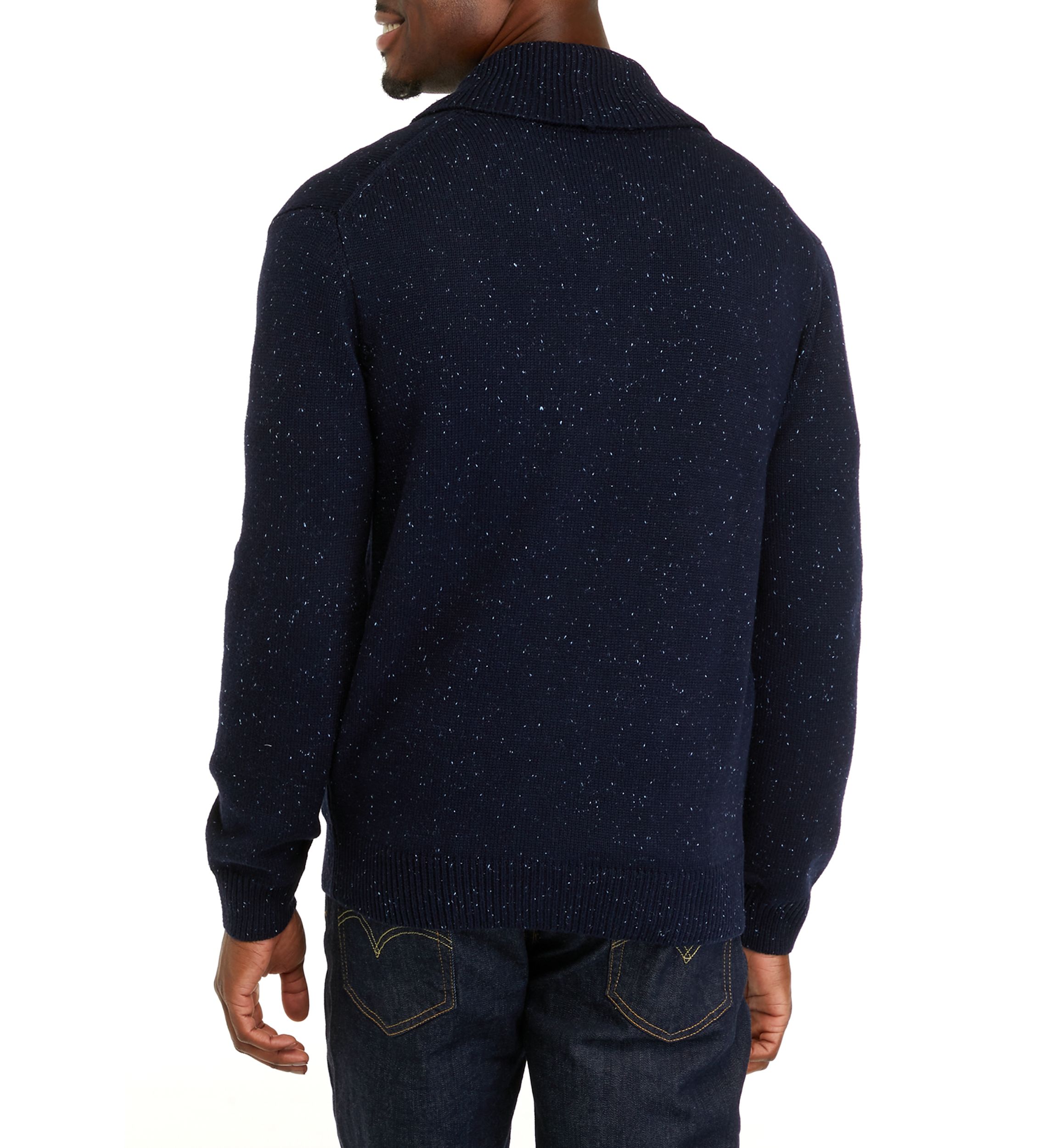 Donegal Solid Shawl Cardigan