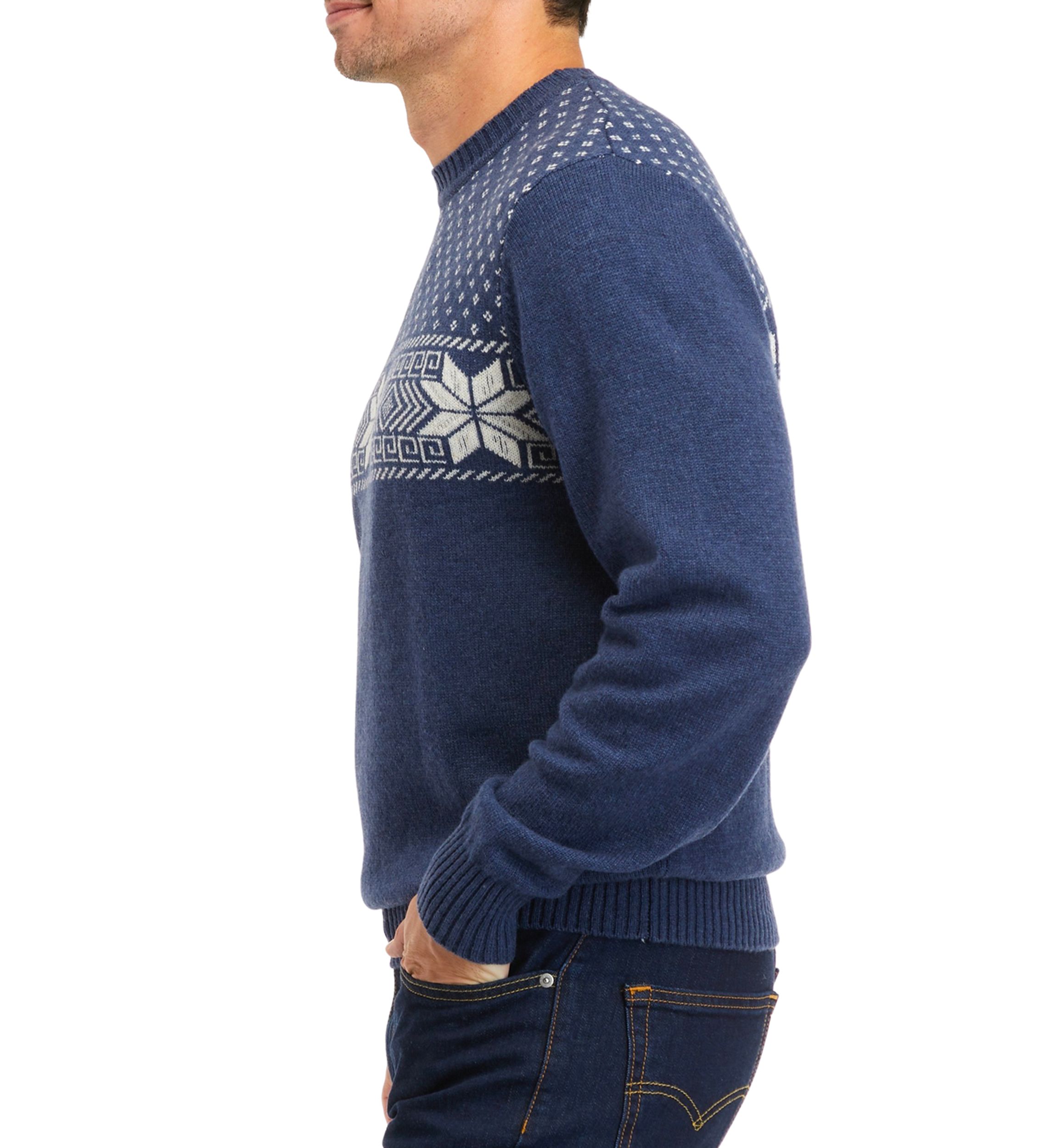 Snowflake Fairisle Crew Neck Sweater