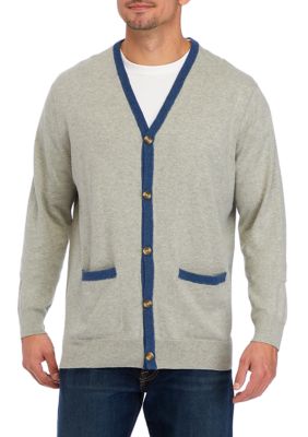 Crown Ivy Men s Cotton Cash Cardigan Sweater belk