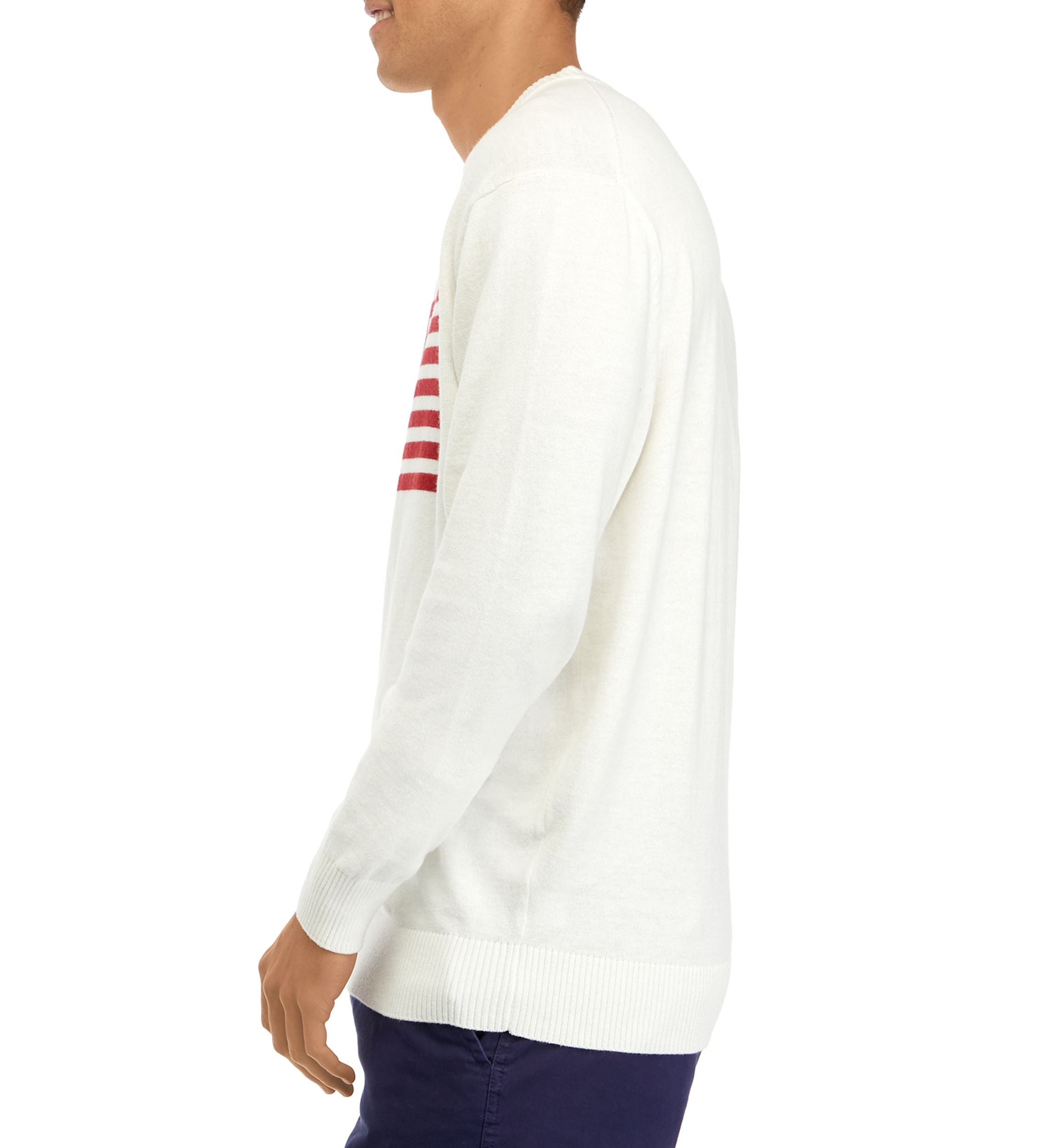 Flag Crew Neck Sweater