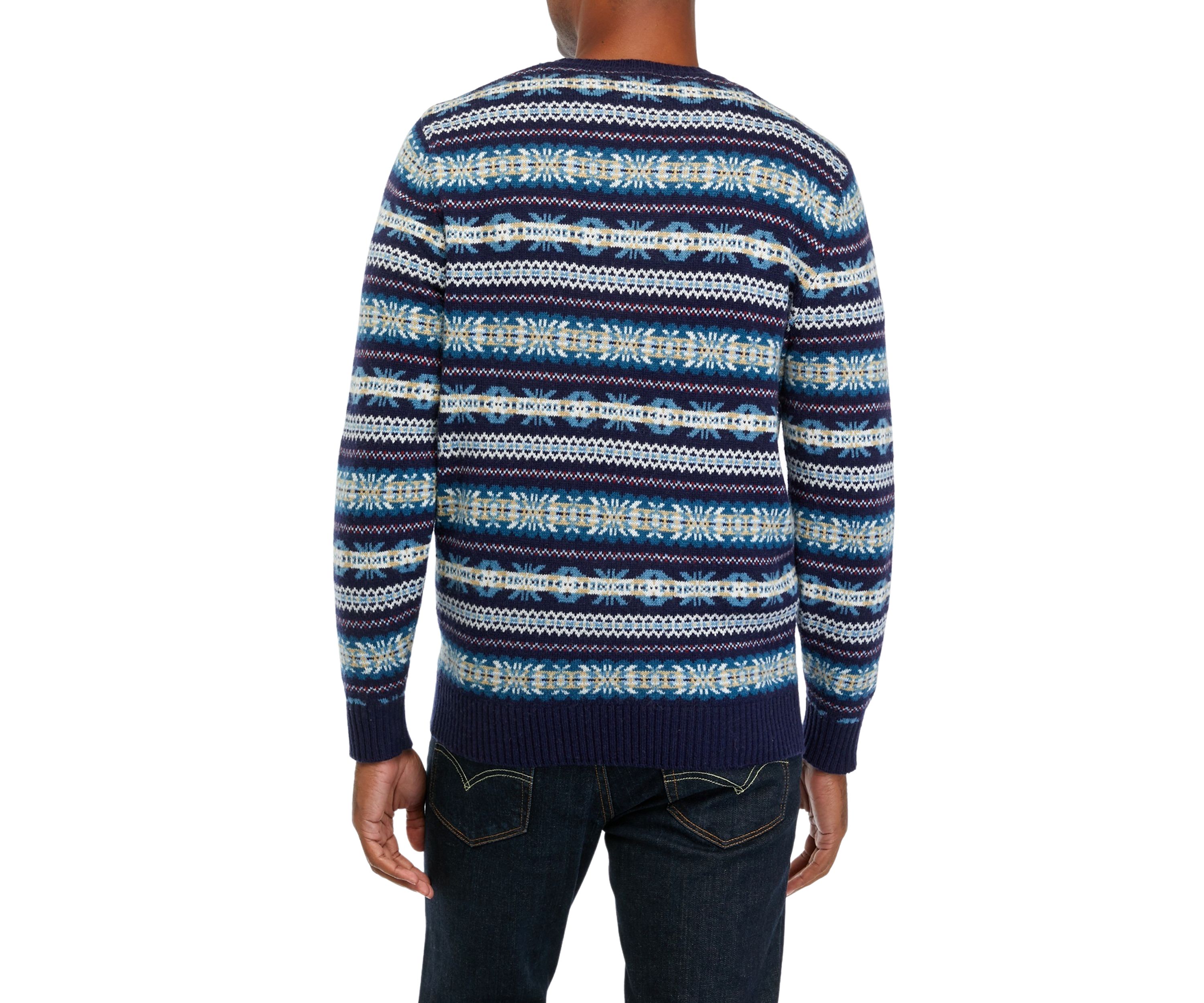 Wool Blend Fair Isle Sweater