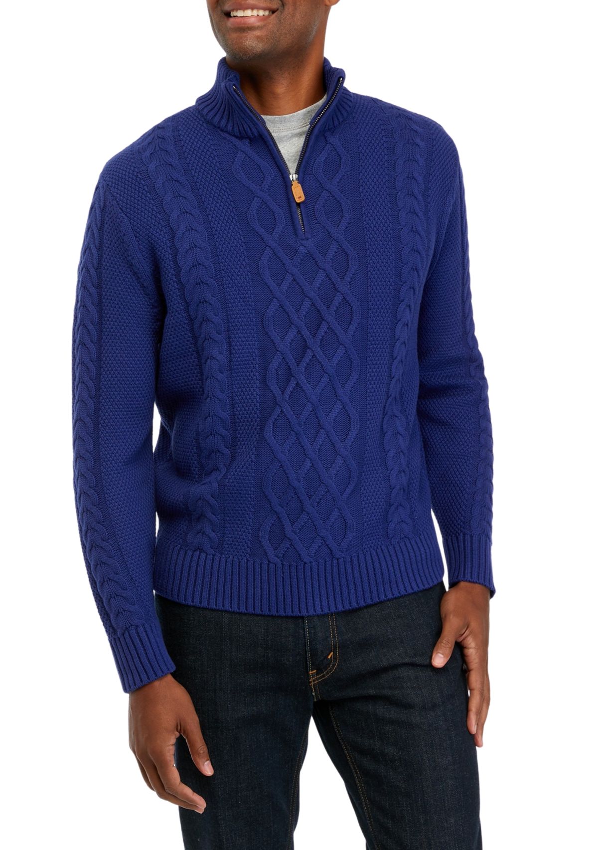 Cotton 1/4 Zip Pullover