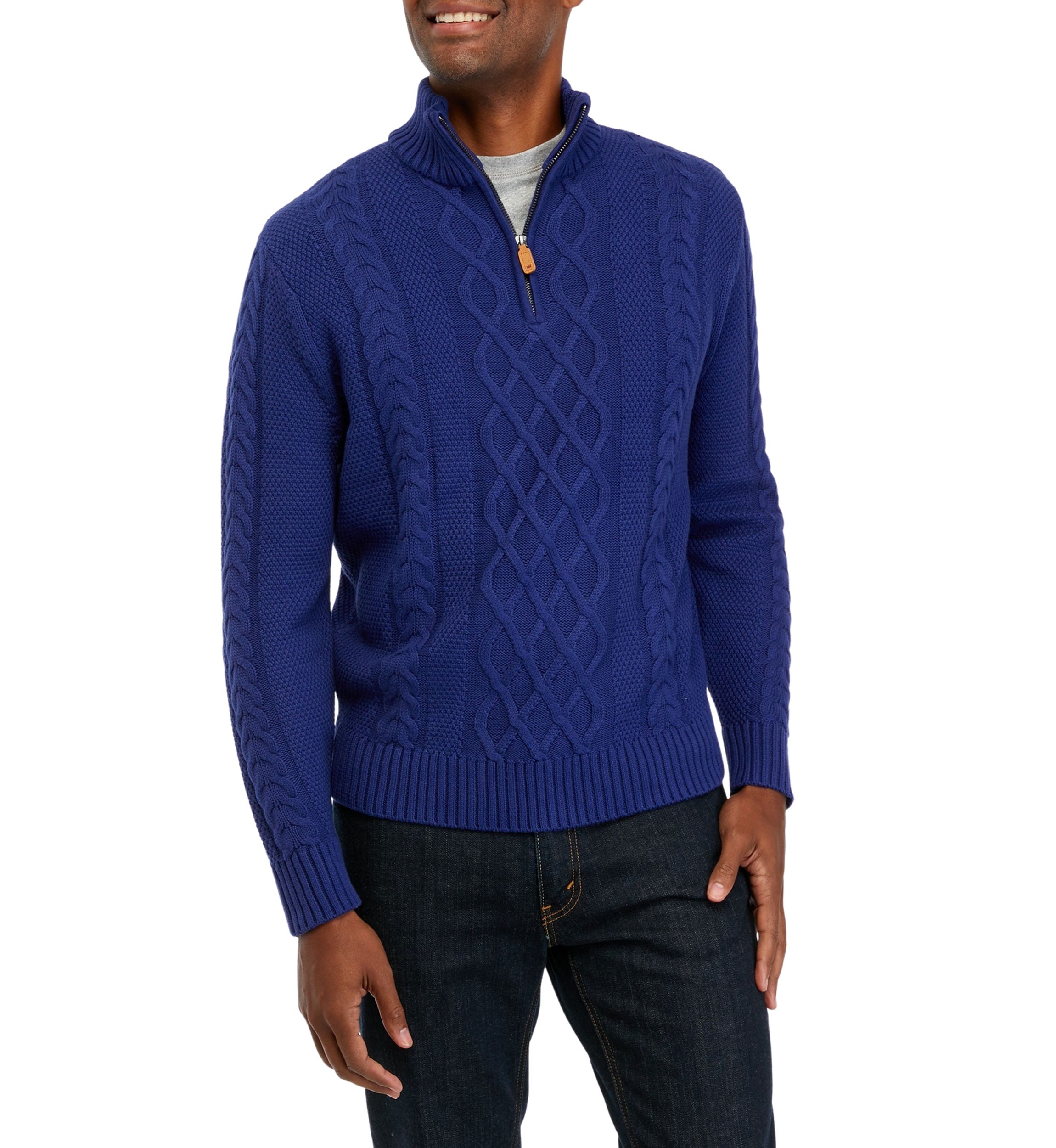 Cotton 1/4 Zip Pullover