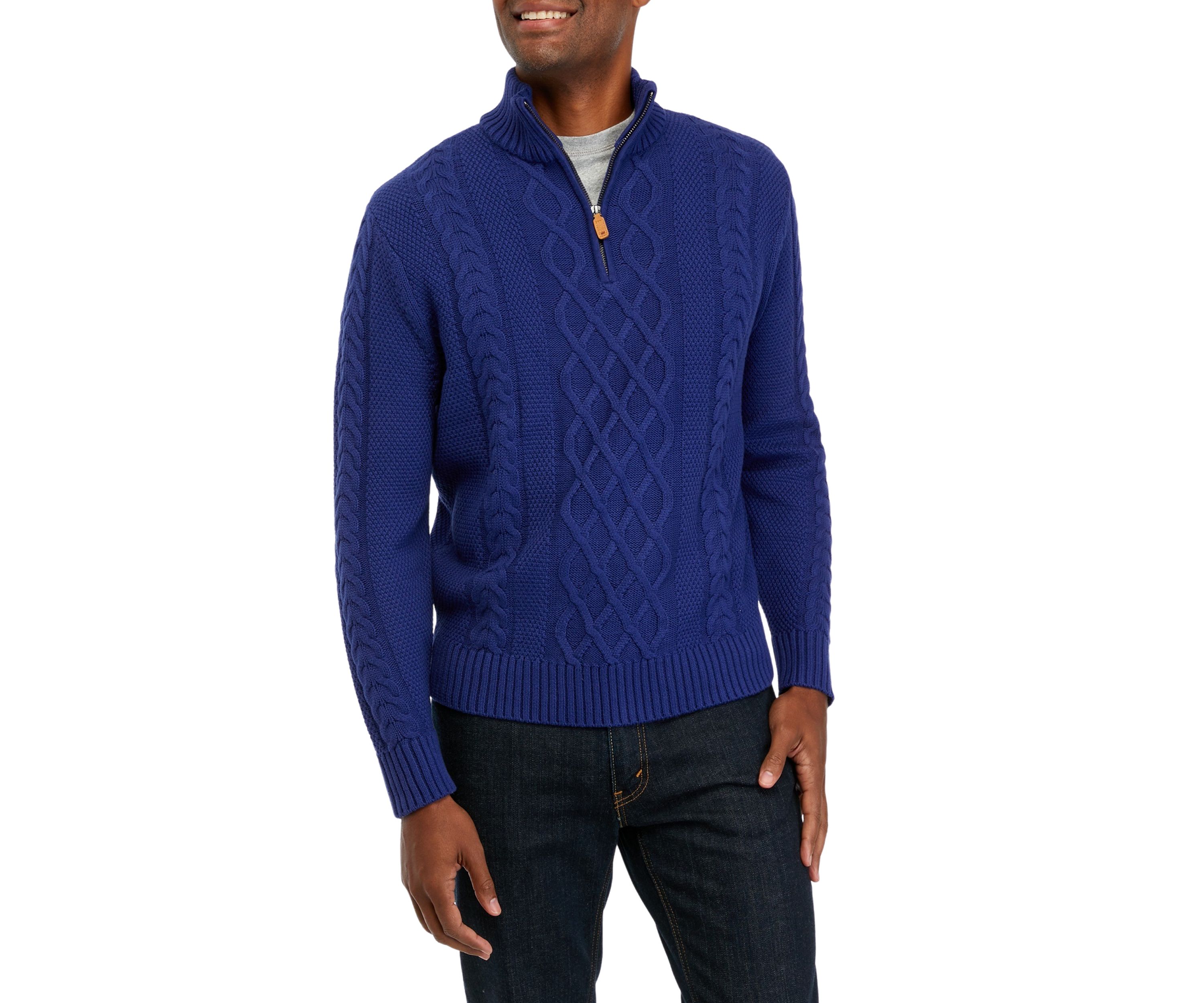 Cotton 1/4 Zip Pullover