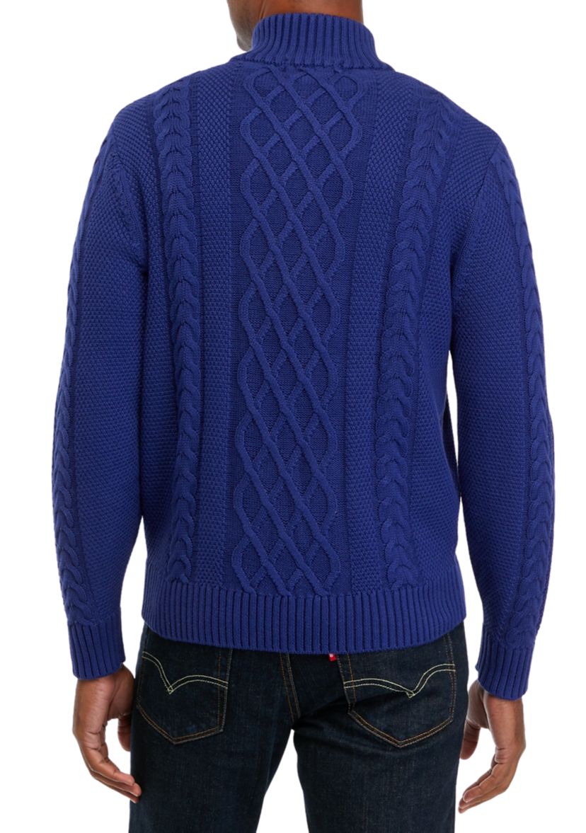 Cotton 1/4 Zip Pullover