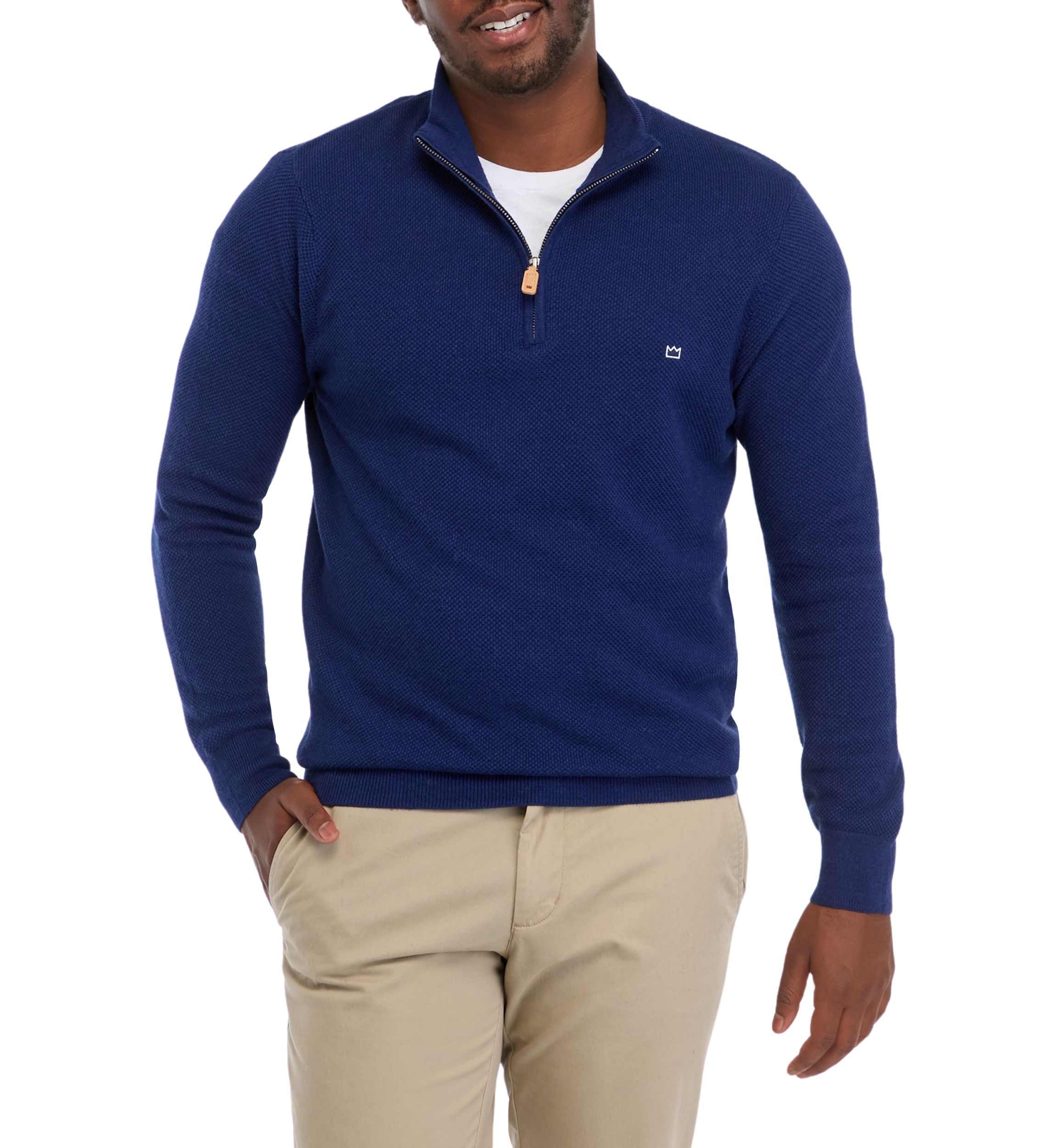 Nailhead 1/4 Zip Pullover