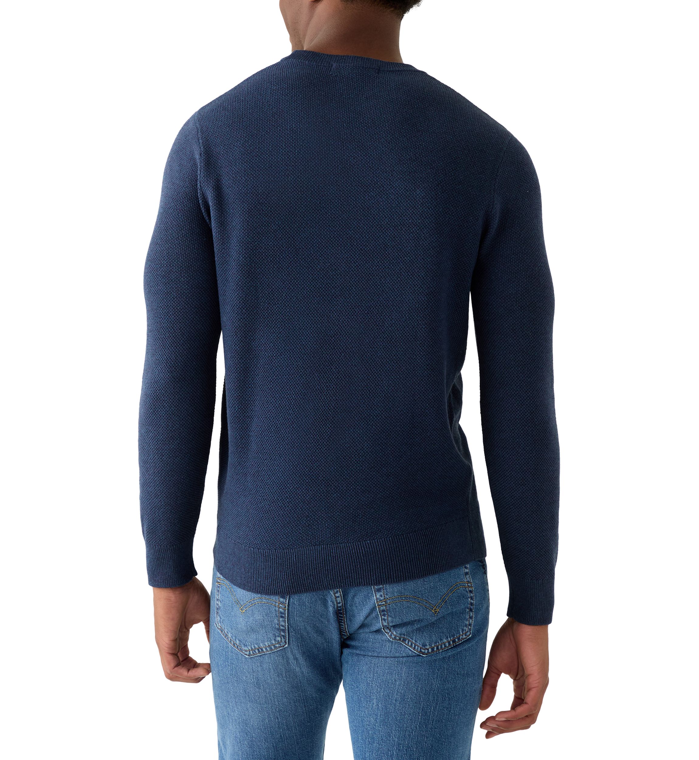 Mens Nailhead Crew Neck Sweater