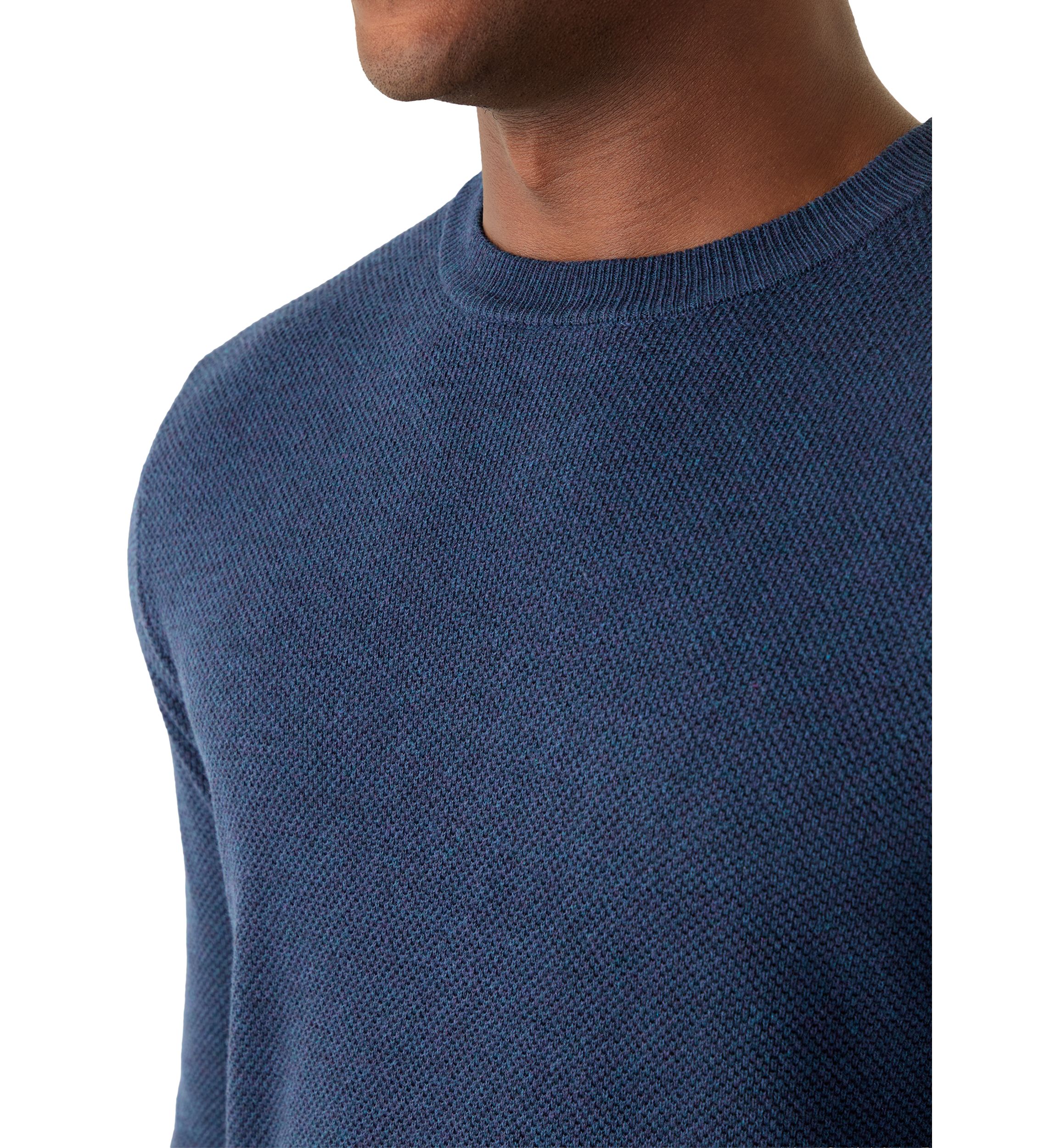 Mens Nailhead Crew Neck Sweater