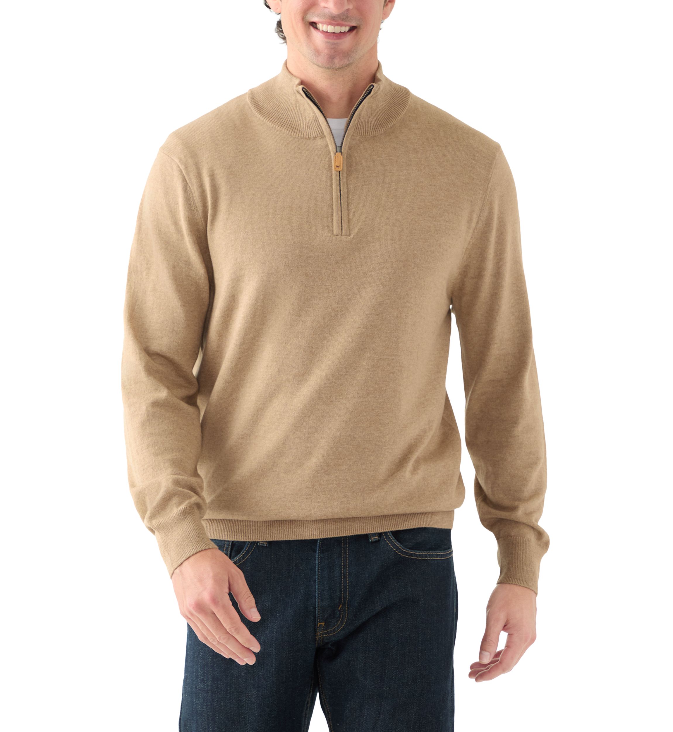 Mens Quarter Zip Sweater