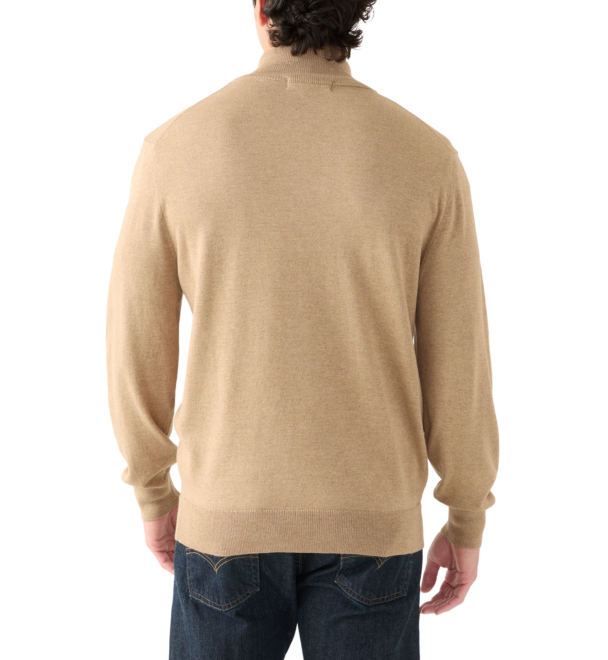 Mens Quarter Zip Sweater