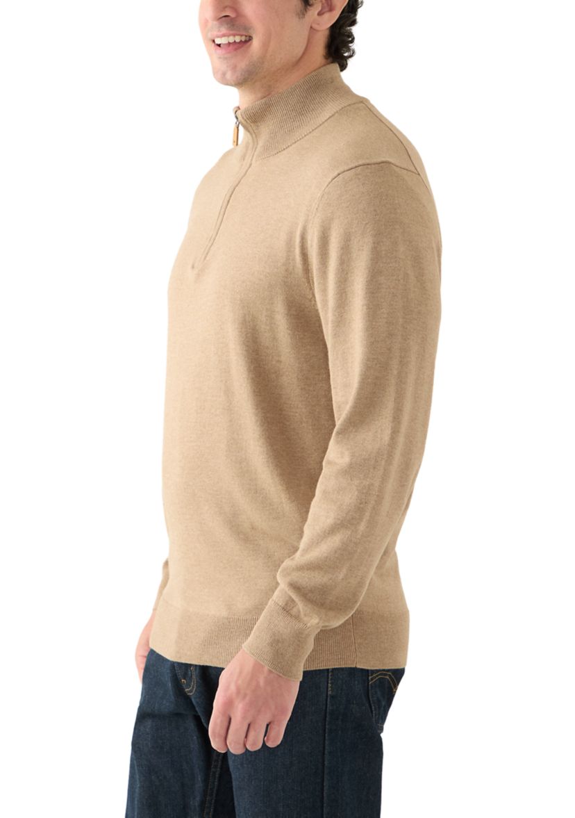 Mens Quarter Zip Sweater