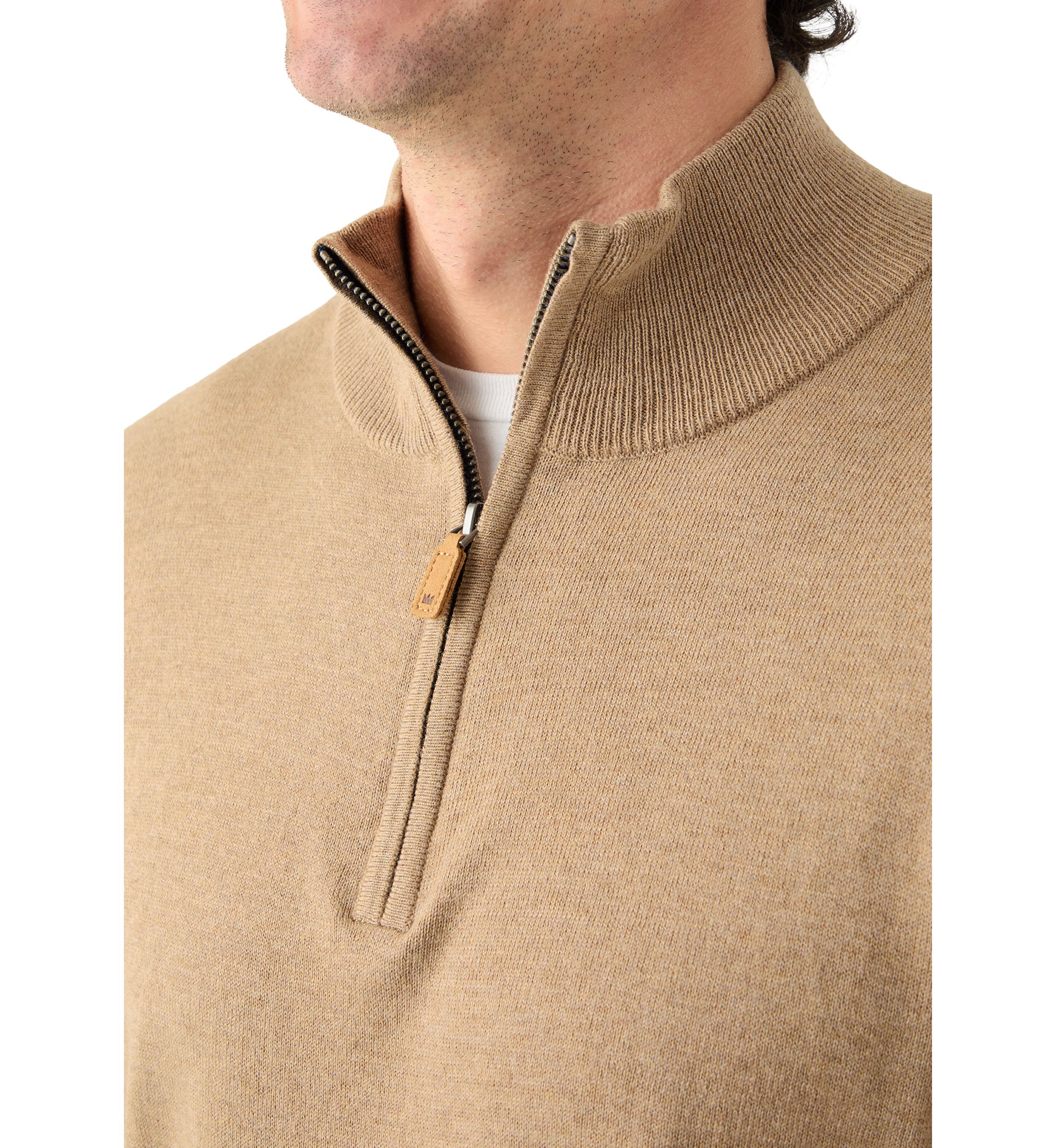 Mens Quarter Zip Sweater