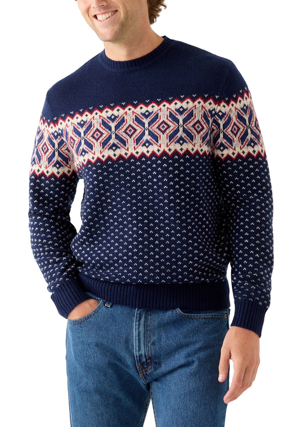 Mens Christmas Crew Neck Sweater