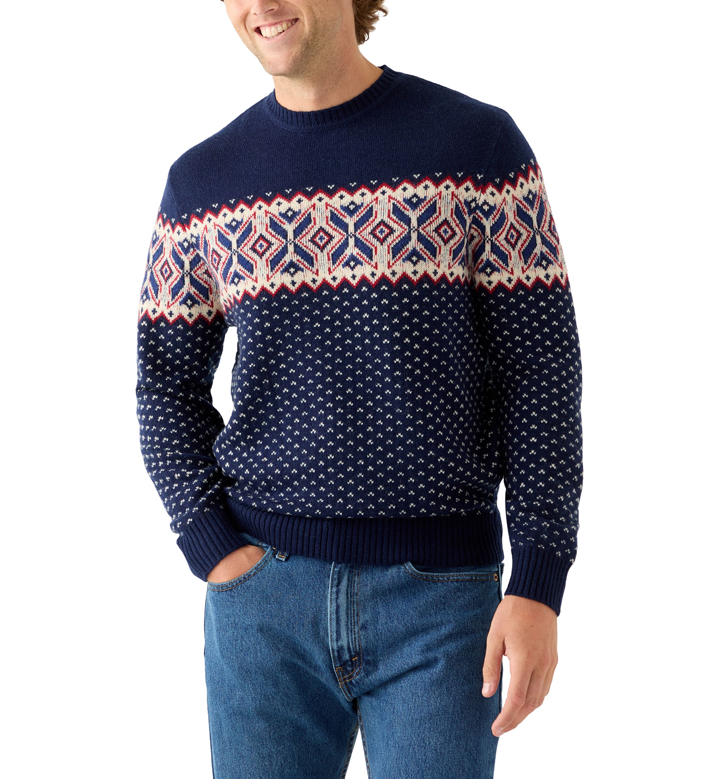 Mens Christmas Crew Neck Sweater