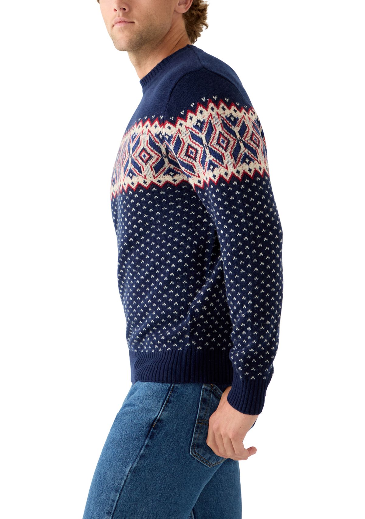 Mens Christmas Crew Neck Sweater