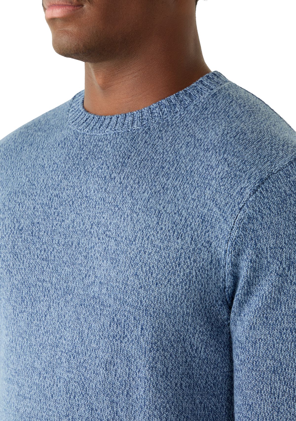 Mens Marled Crew Neck Sweater