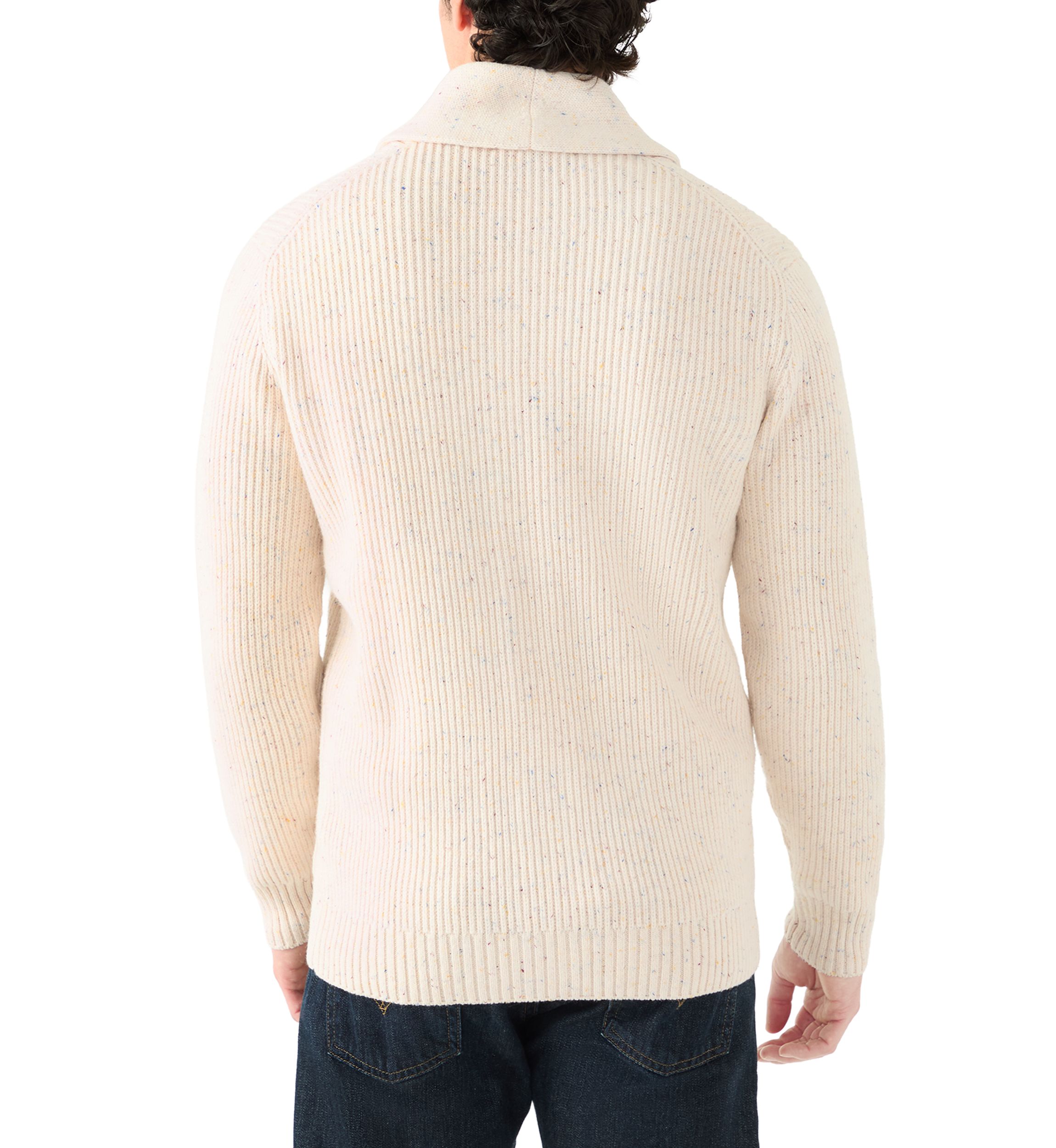 Mens Donegal Shawl Collar Cardigan 