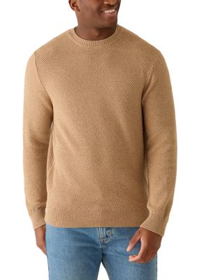 Crown & Ivy Men's Marled Crew Neck Sweater