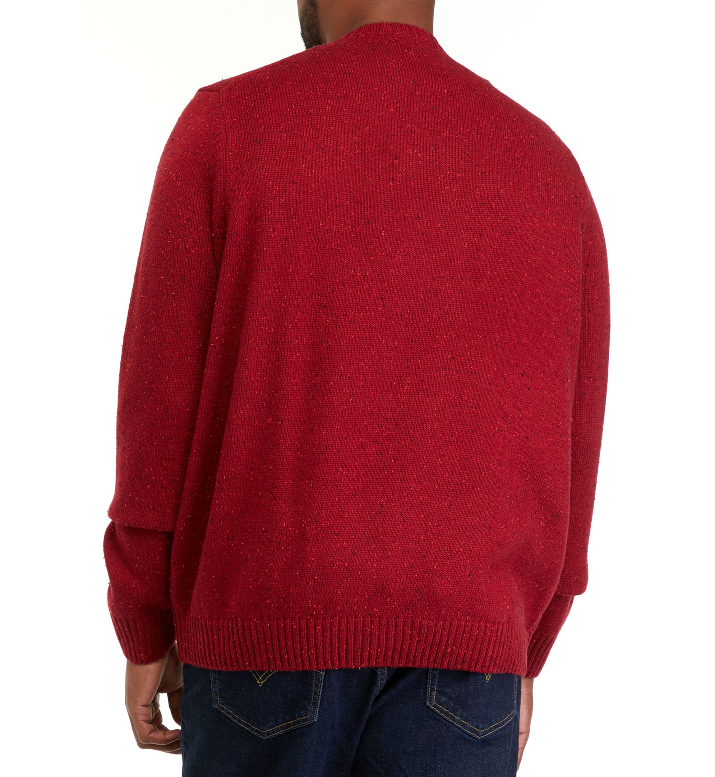 Big & Tall Solid Crew Neck Sweater