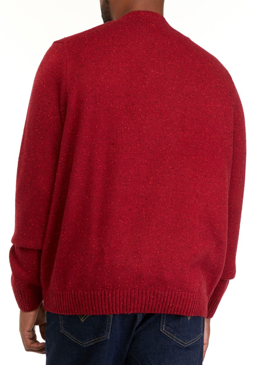 Big & Tall Solid Crew Neck Sweater