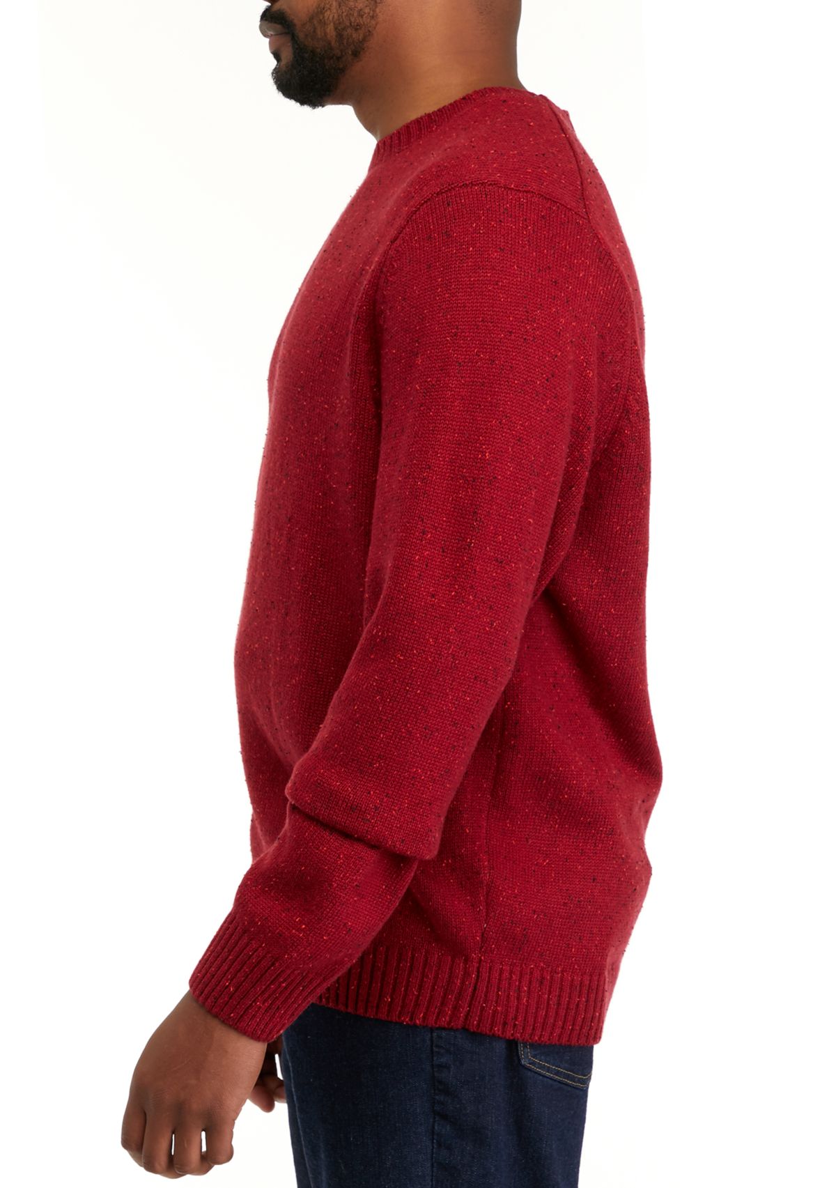 Big & Tall Solid Crew Neck Sweater