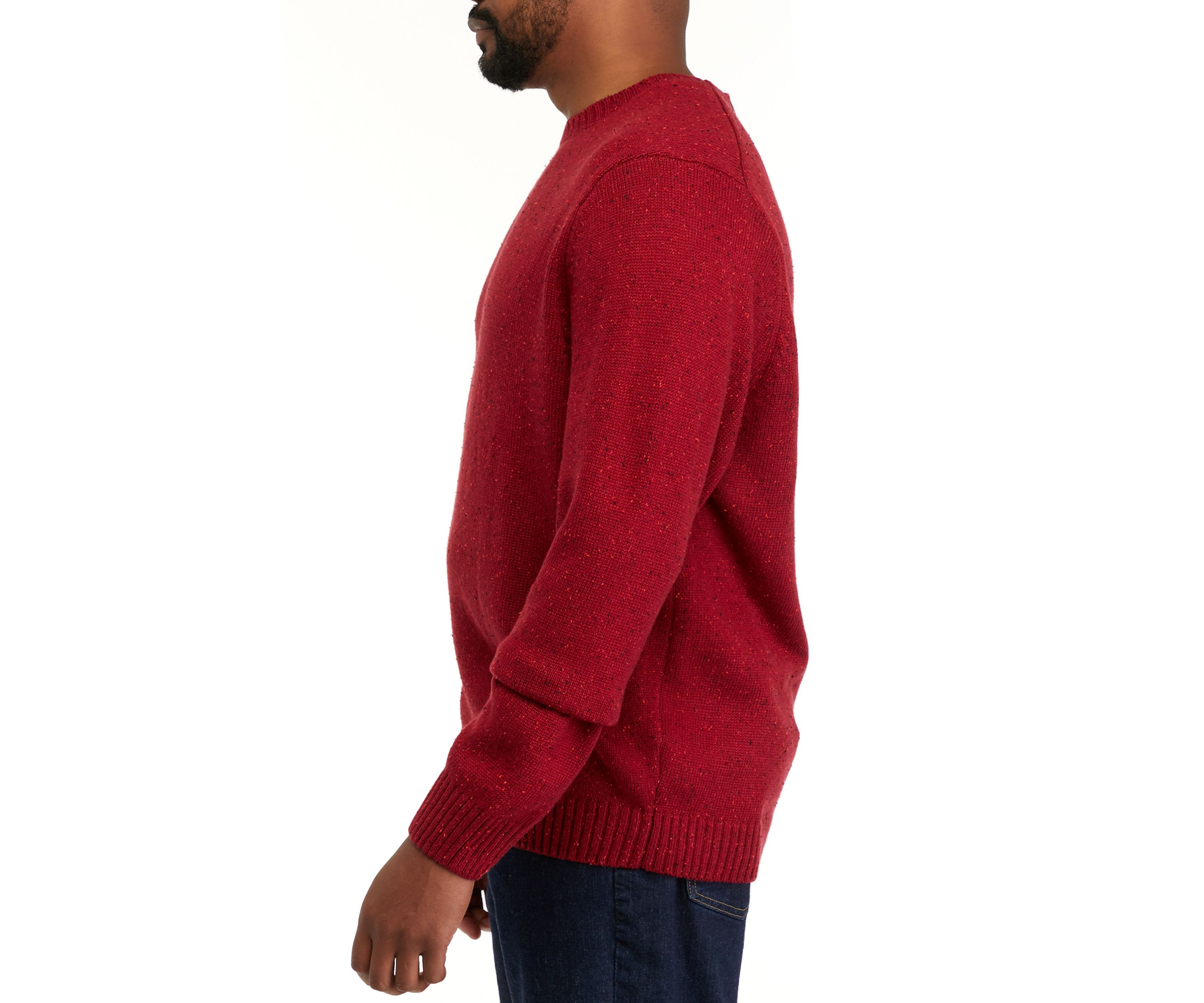 Big & Tall Solid Crew Neck Sweater