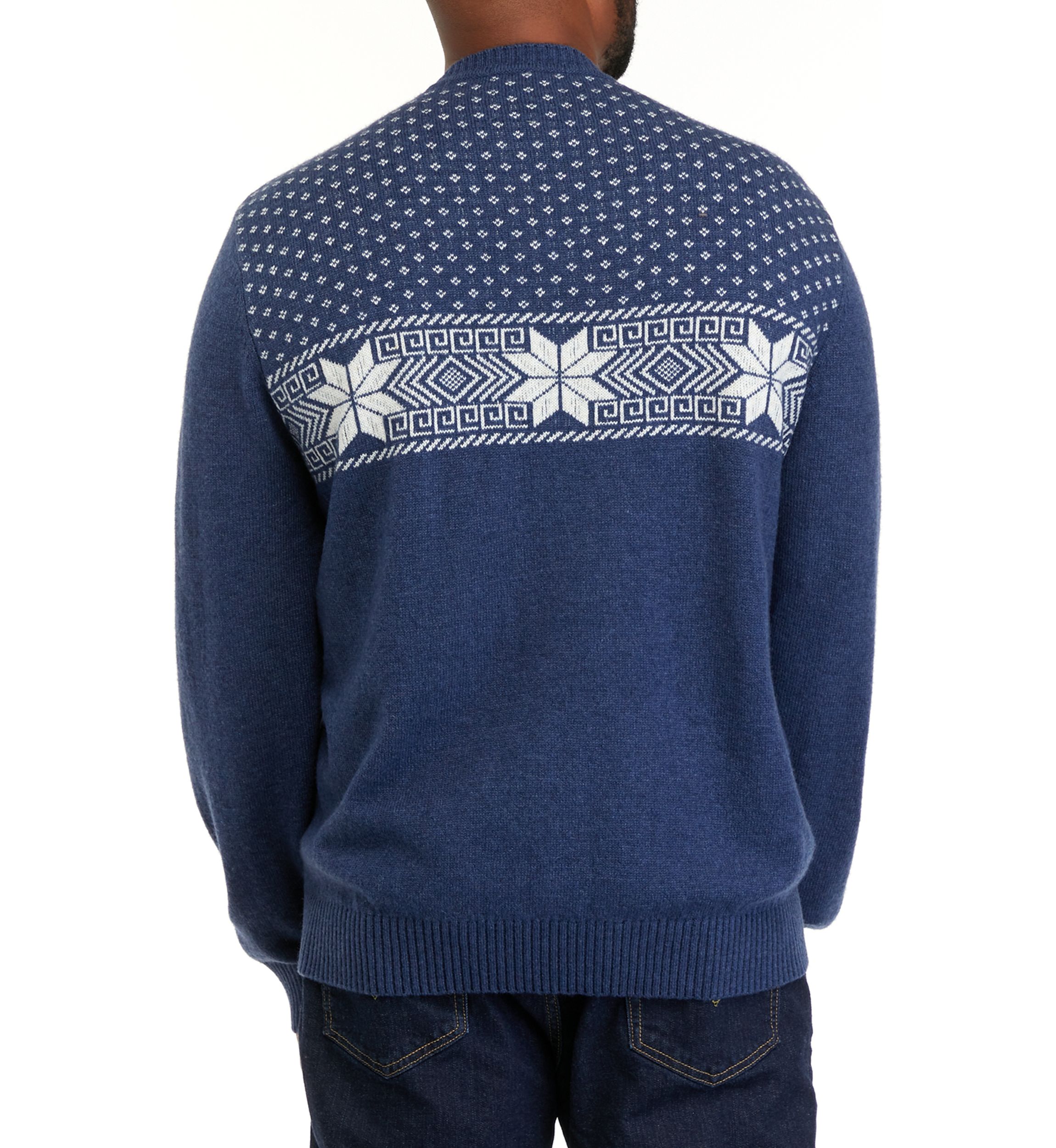 Big & Tall Snowflake Fairisle Sweater