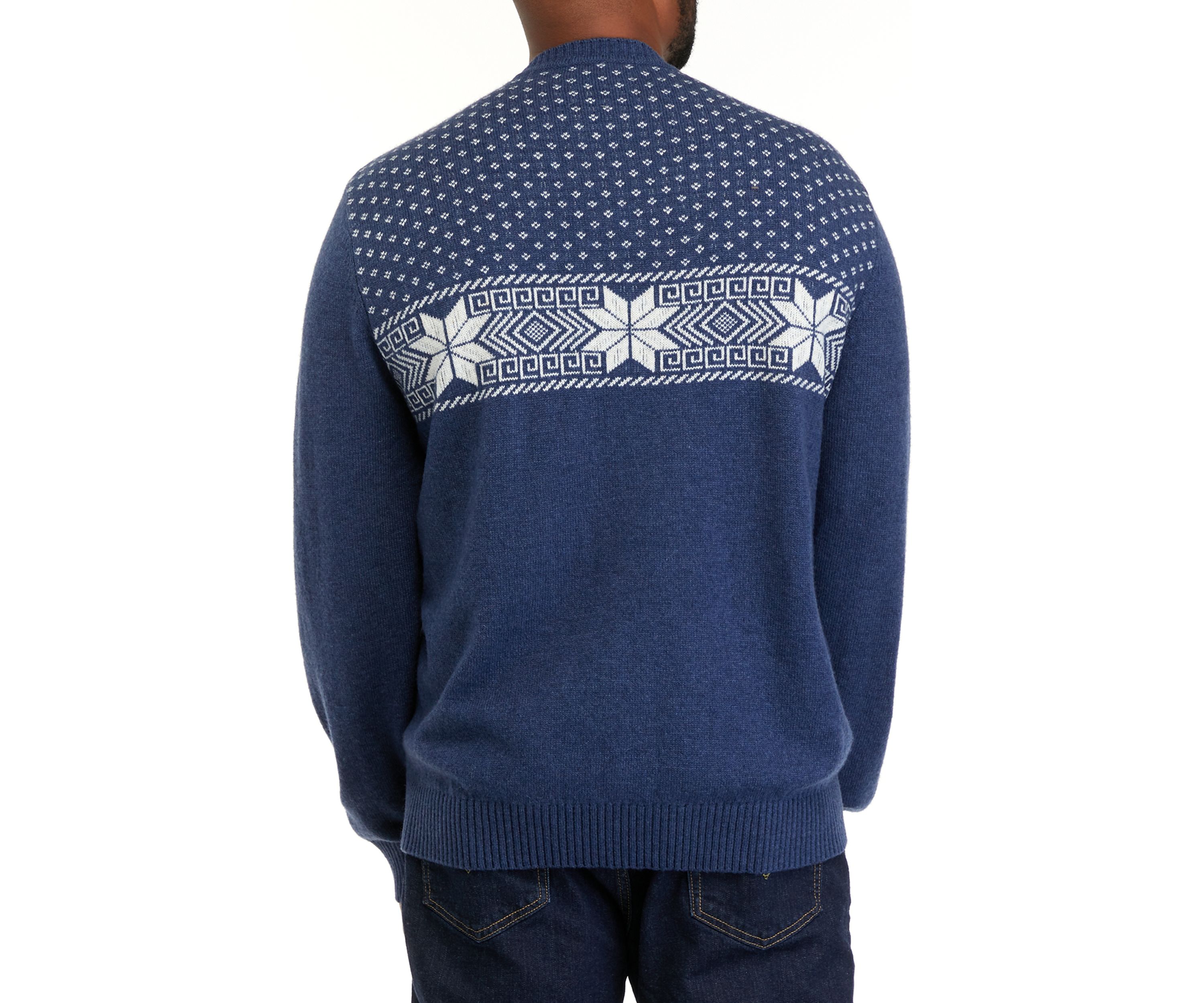 Big & Tall Snowflake Fairisle Sweater