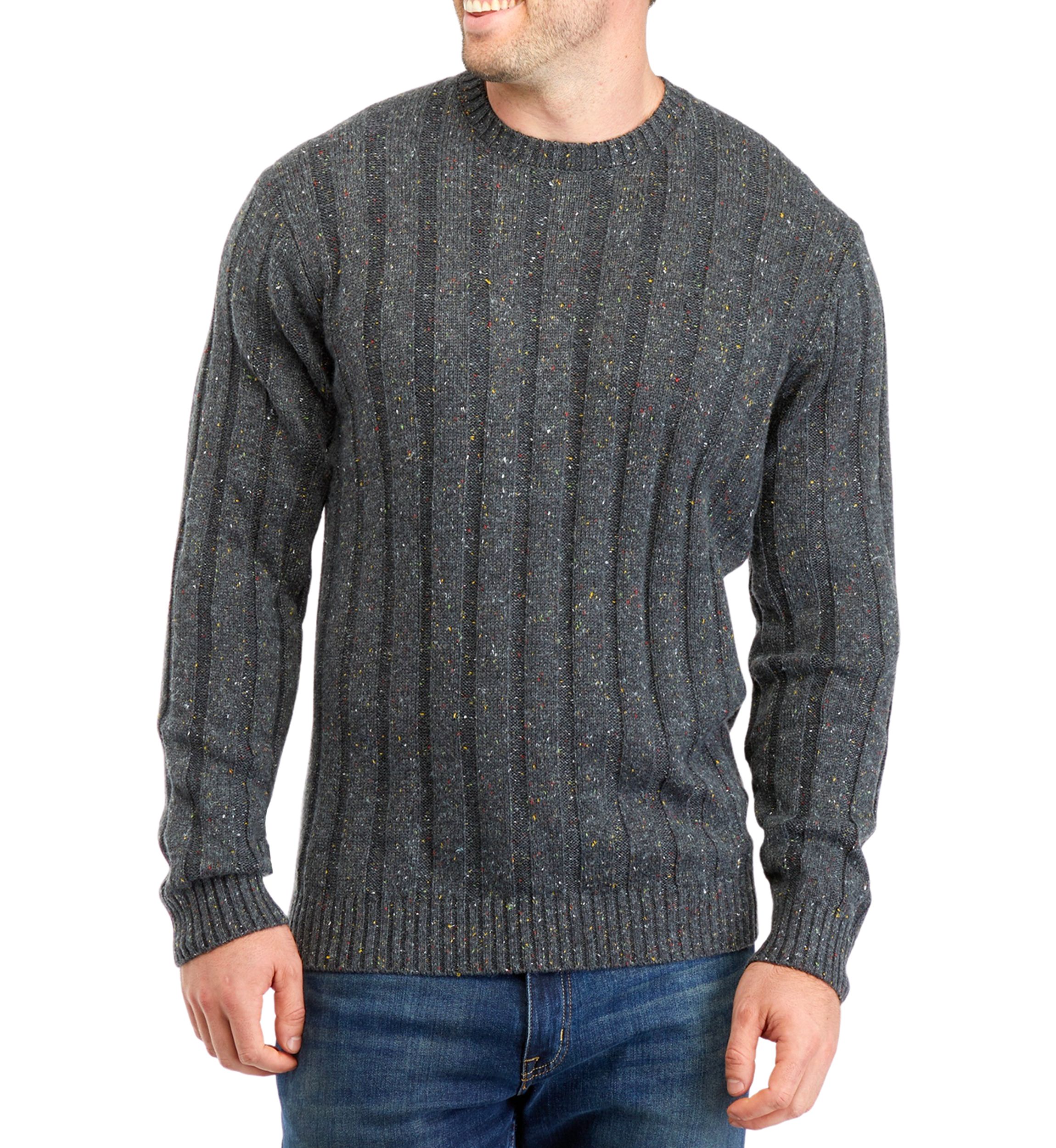 Big & Tall Donegal Crew Sweater