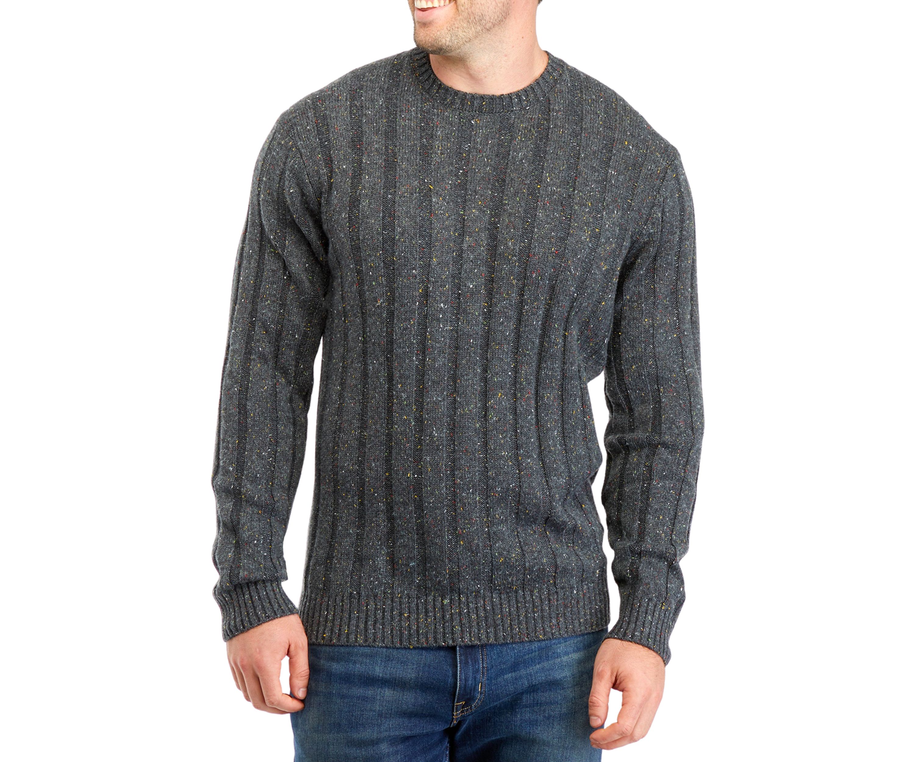 Big & Tall Donegal Crew Sweater