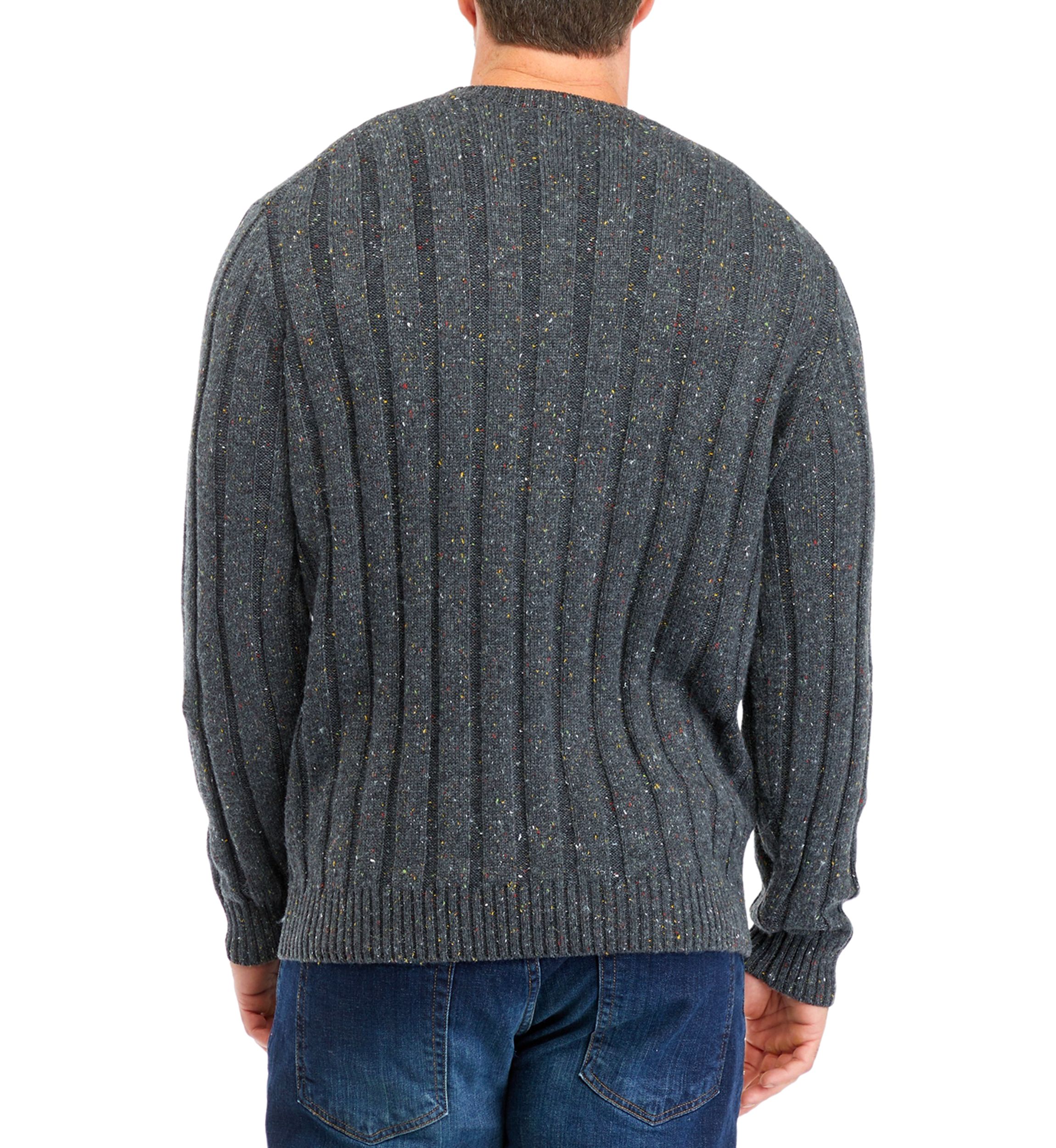 Big & Tall Donegal Crew Sweater