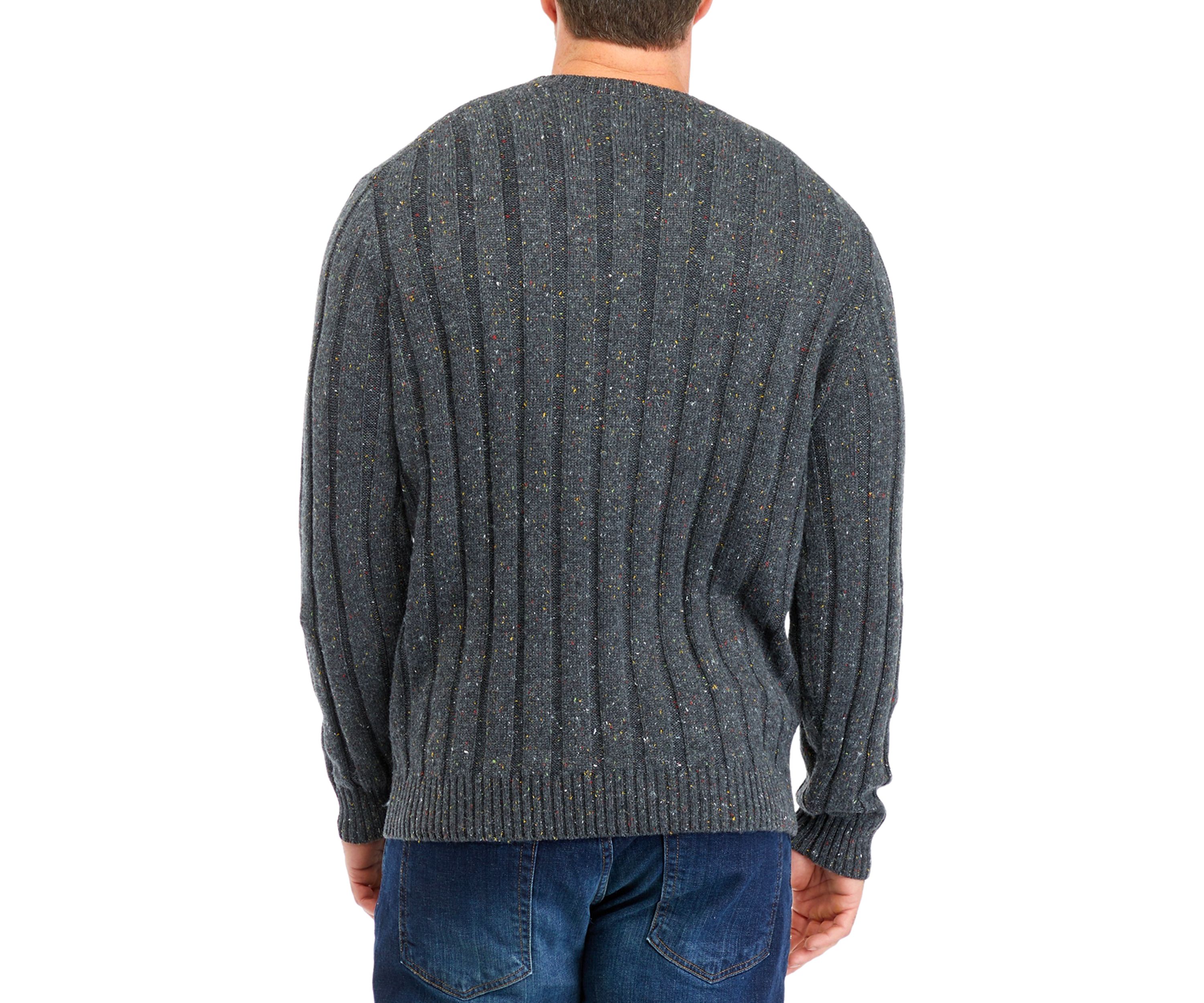 Big & Tall Donegal Crew Sweater