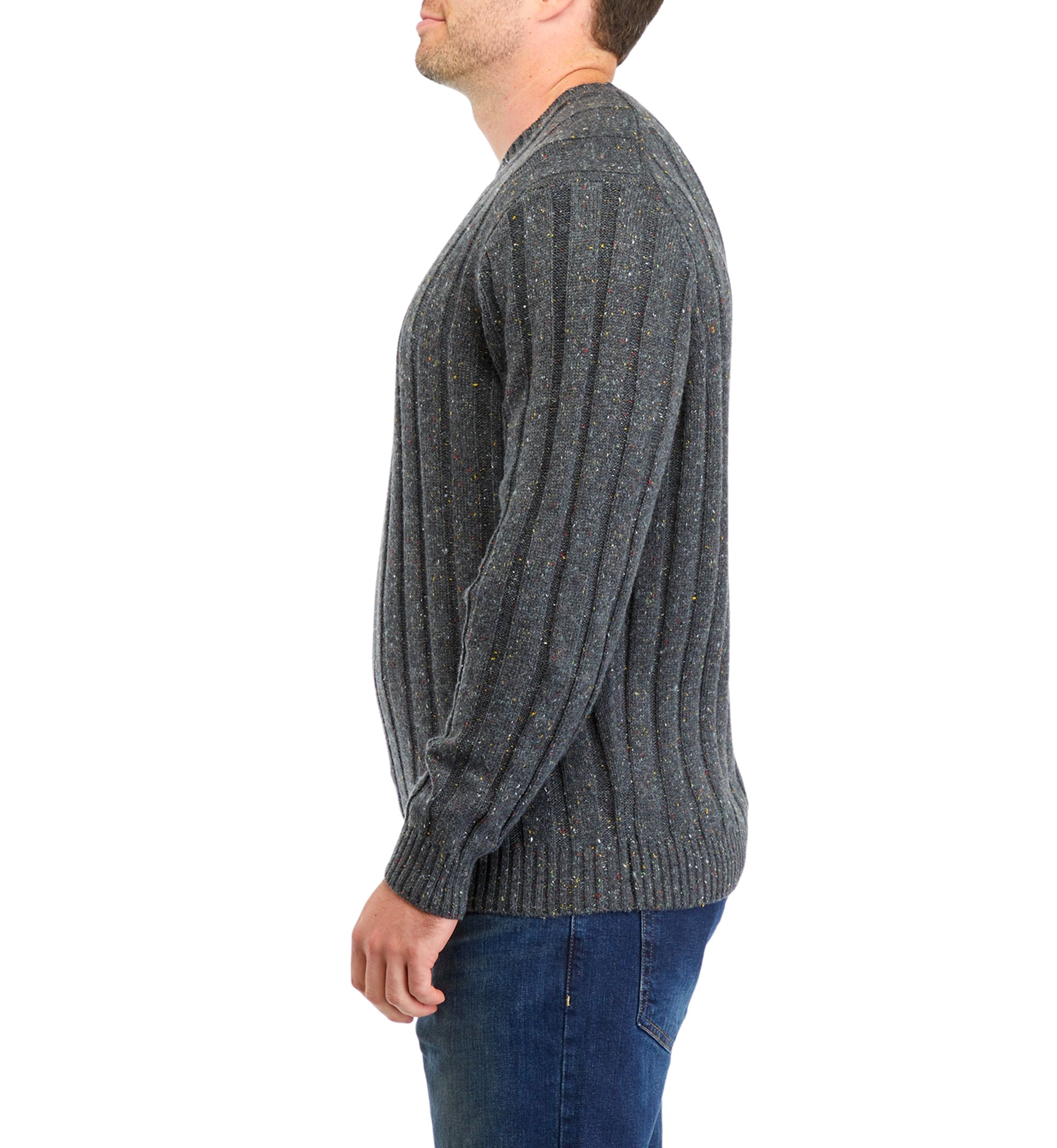 Big & Tall Donegal Crew Sweater