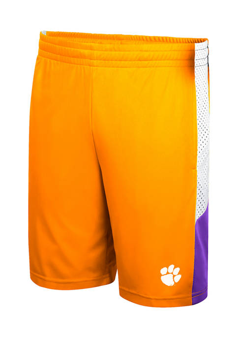 Colosseum Athletics NCAA Clemson Tigers Embroidered Shorts