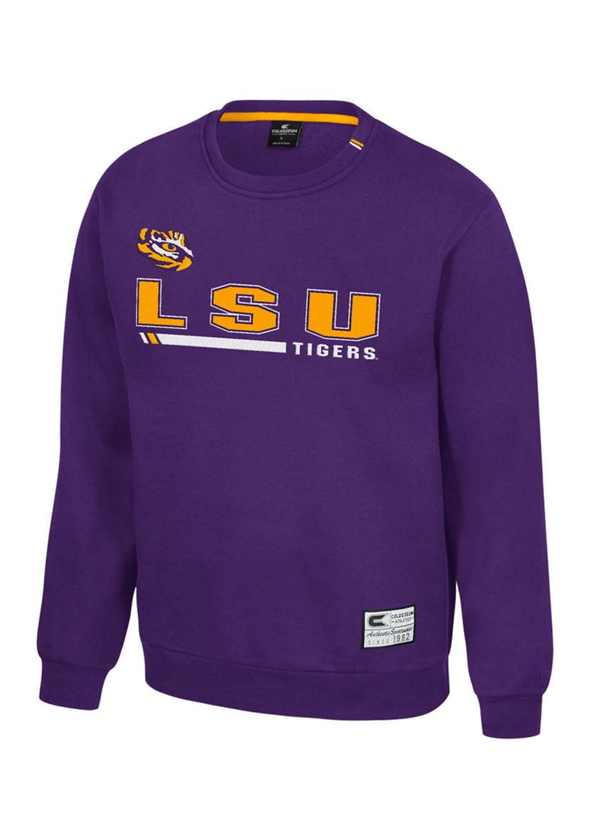 NCAA LSU Tigers Charlie Team Crew Pullover