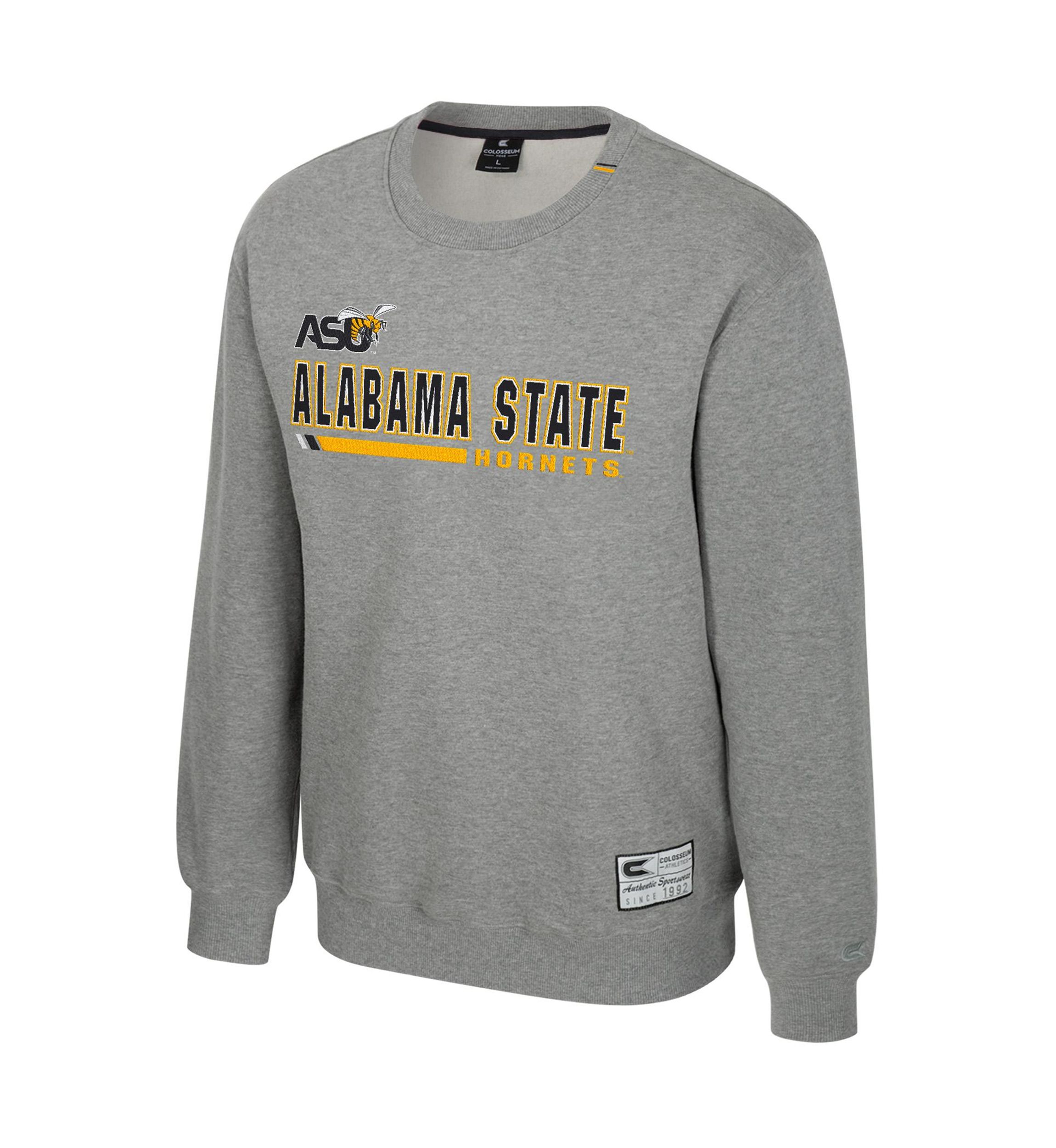 NCAA Alabama State Hornets Charlie Graphic Crew Pullover
