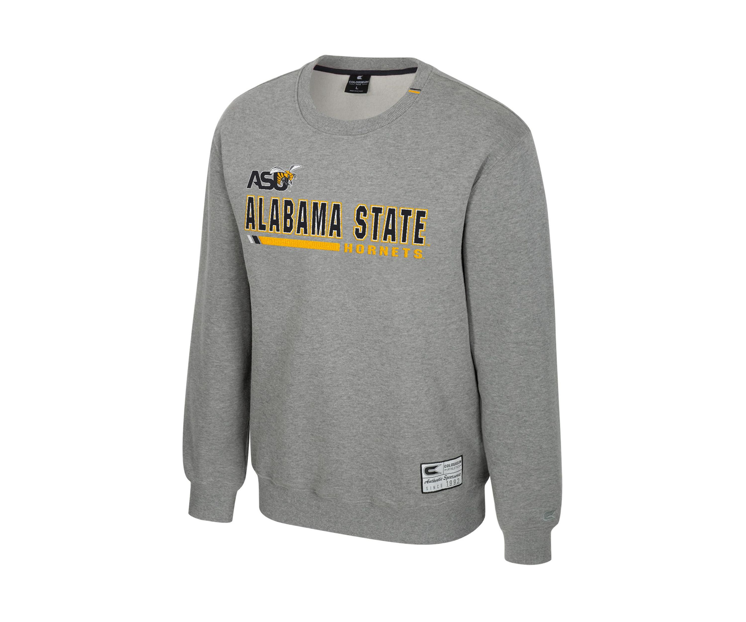 NCAA Alabama State Hornets Charlie Graphic Crew Pullover
