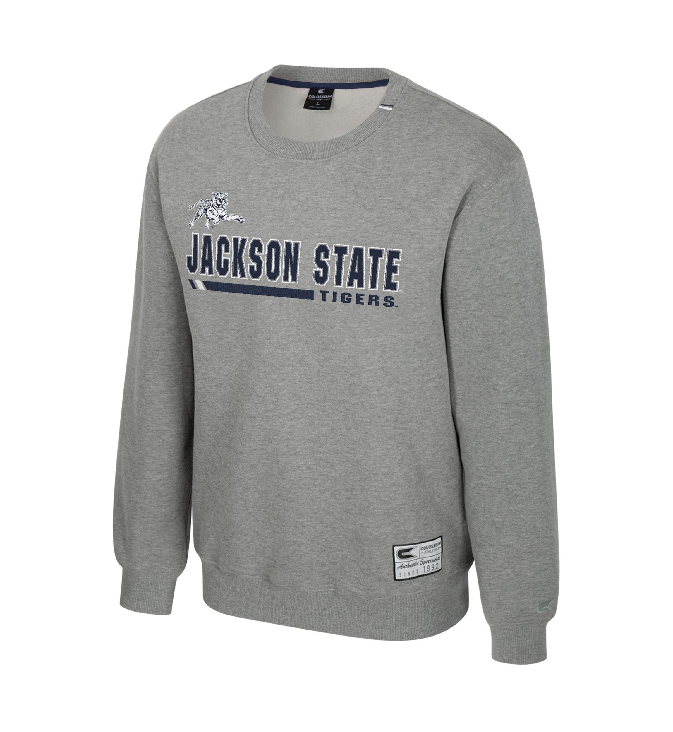 NCAA Jackson State Tigers Charlie Graphic Crew Pullover