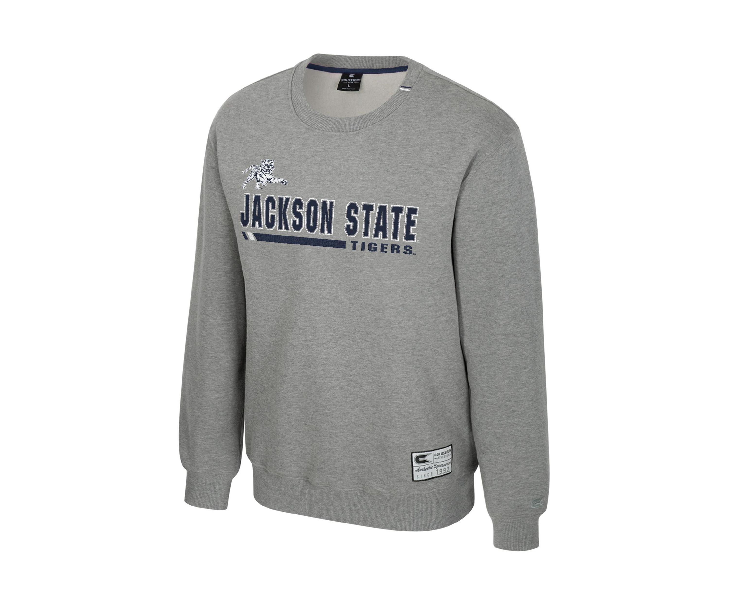 NCAA Jackson State Tigers Charlie Graphic Crew Pullover