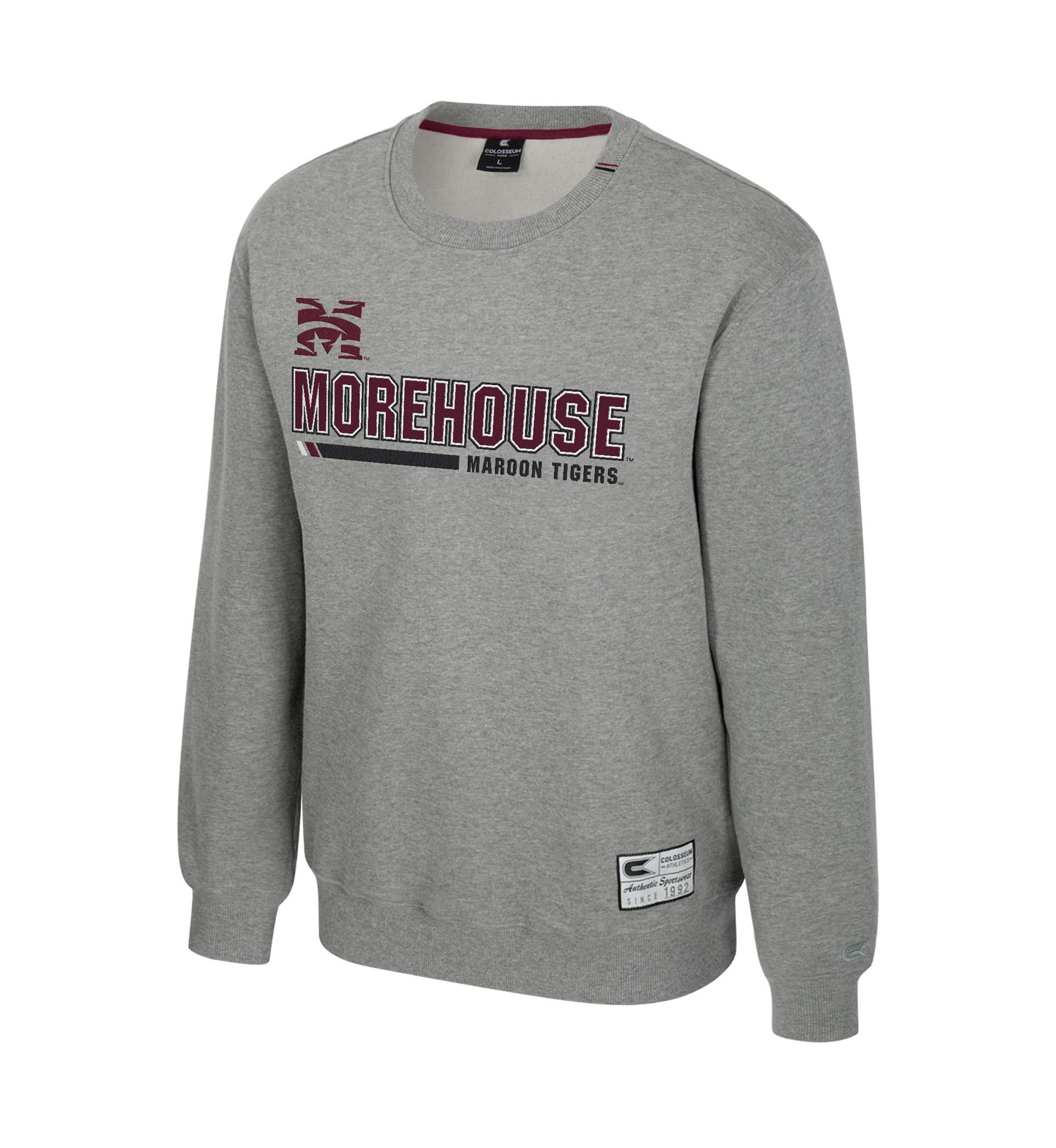 NCAA Morehouse Maroon Tigers Charlie Graphic Crew Pullover