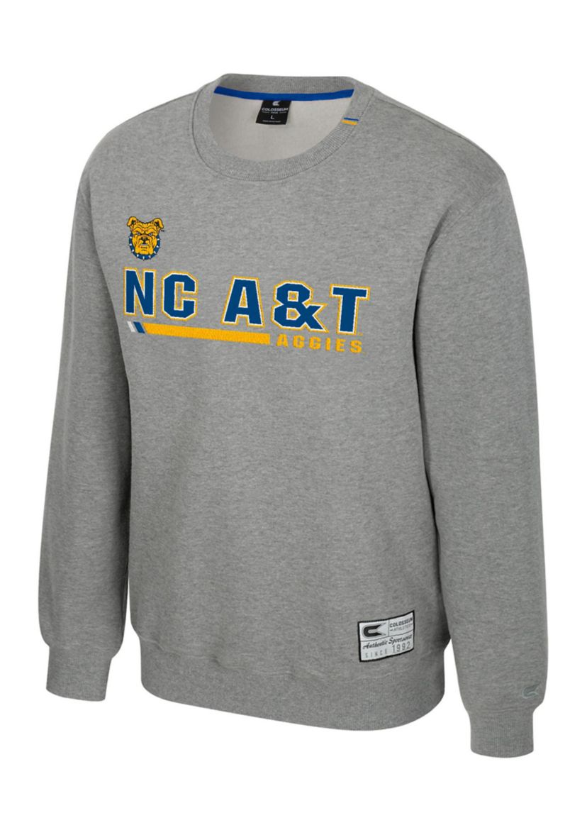NCAA NC A&T Aggies Charlie Graphic Crew Pullover