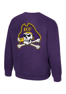Colosseum Men's NCAA East Carolina Pirates Super Rich Vintage Graphic Crew Sweater, 2XL