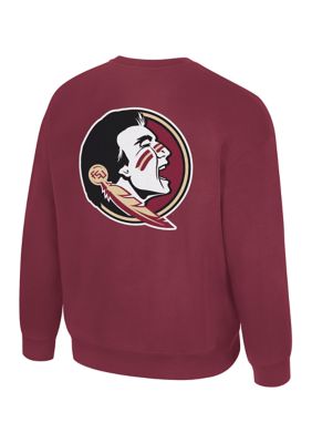 Colosseum Men's NCAA Florida State Seminoles Super Rich Vintage Graphic Crew Sweater, 2XL