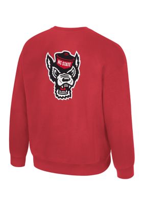 Colosseum Men's NCAA NC State Wolfpack Super Rich Vintage Graphic Crew Sweater, 2XL