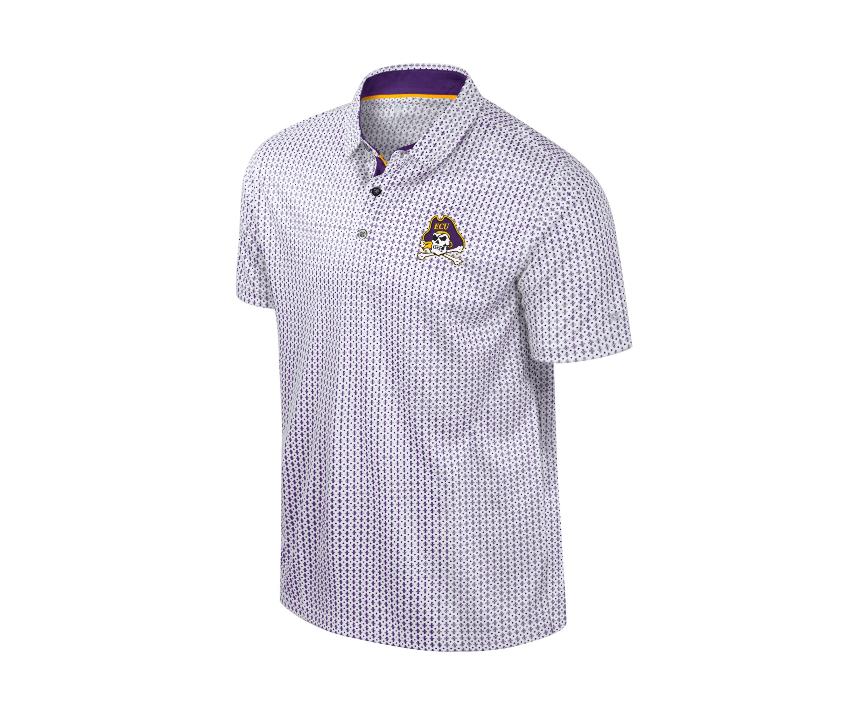 NCAA East Carolina Pirates Printed Polo Shirt 